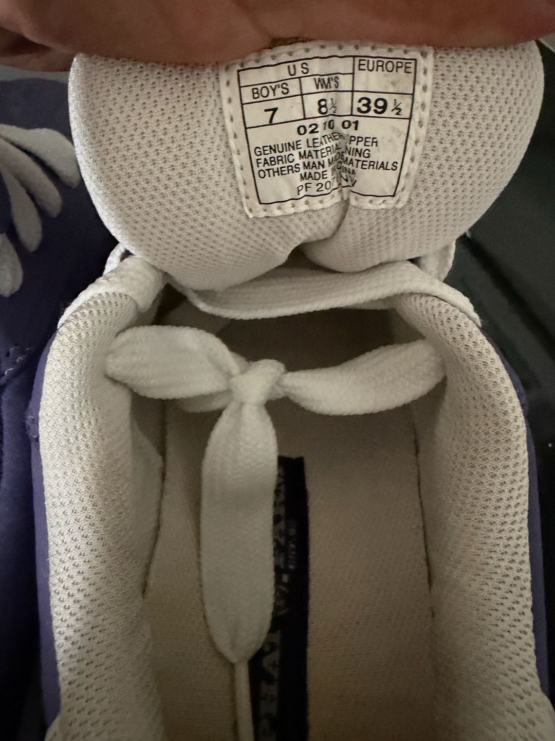 Phat Farm Sneakers Size 8.5 Purple White Leather 5