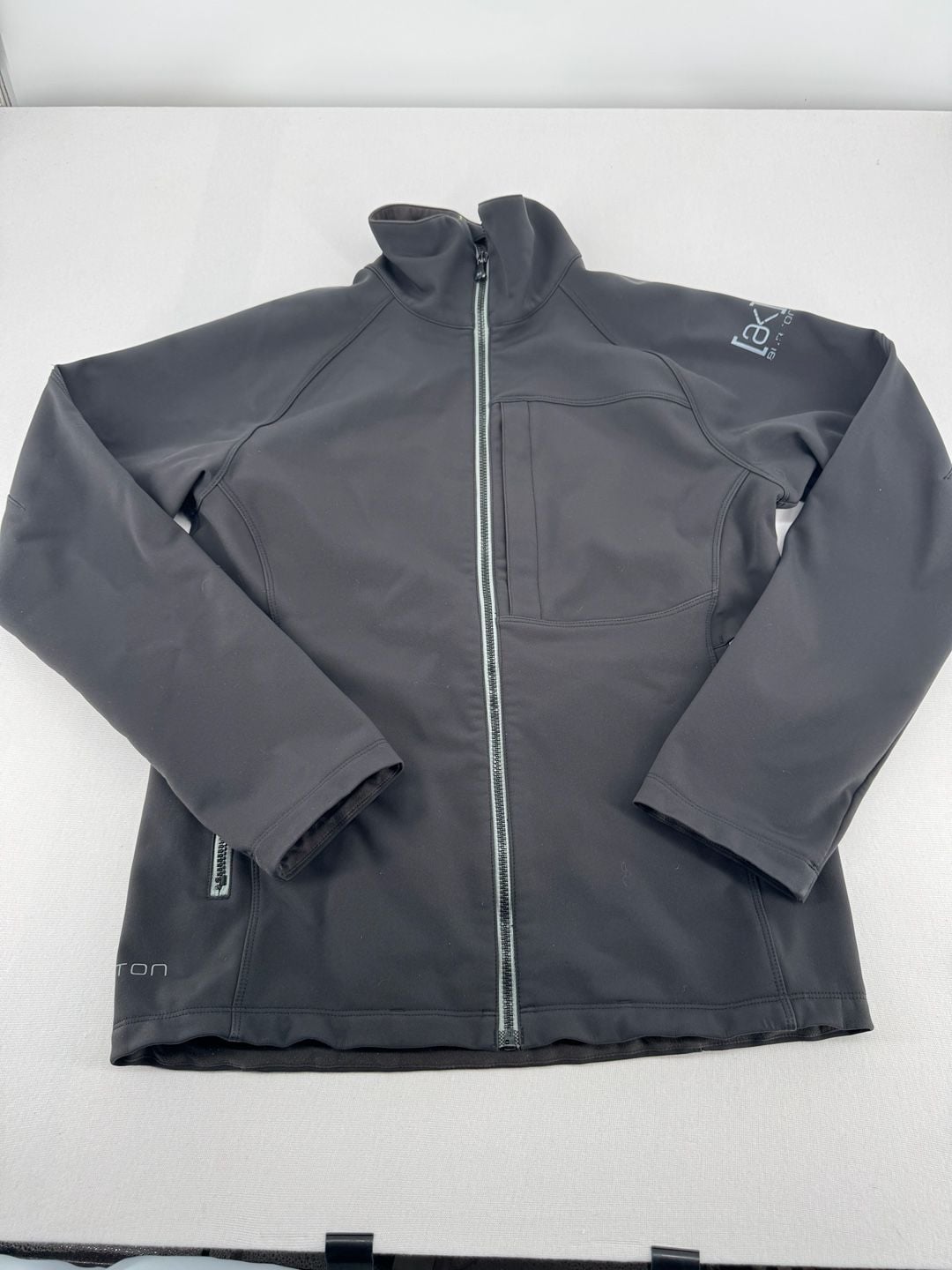 Burton AK Dryride Softshell Jacket Size M Black Full Zip 3