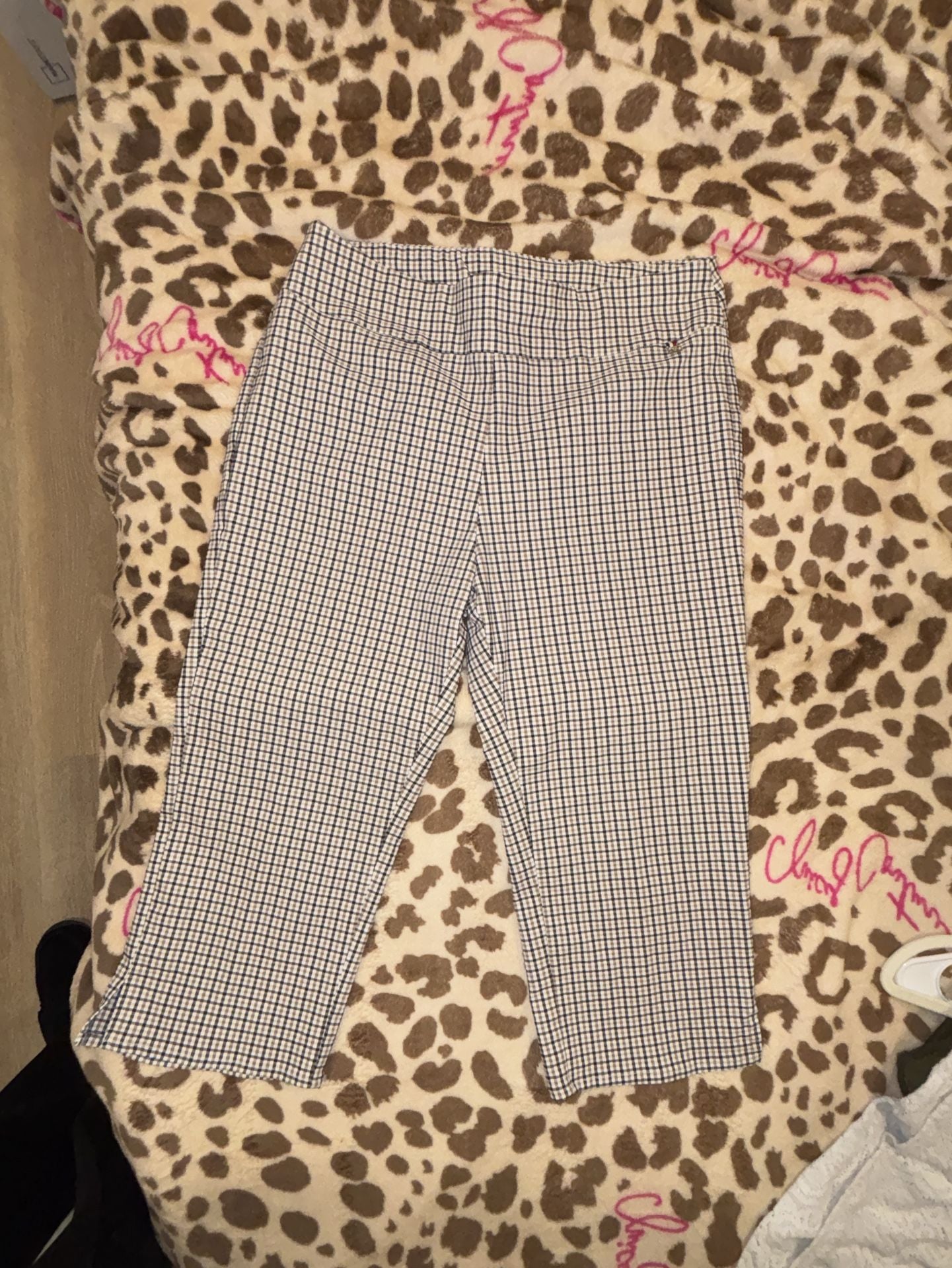Tommy Hilfiger Plaid Pants Size 14 2
