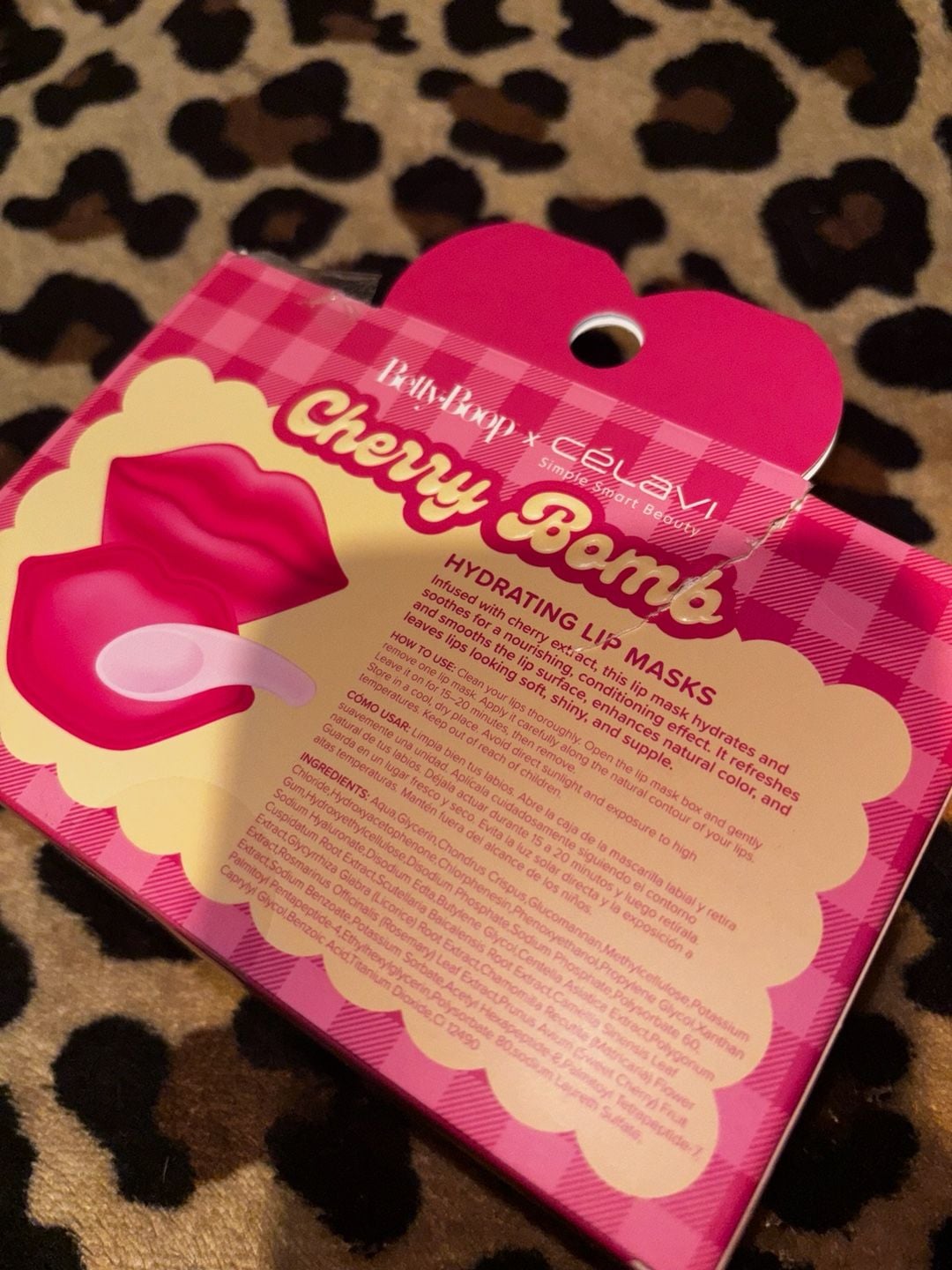 Betty Boop x Celavi Cherry Bomb Hydrating Lip Masks 20 Piece 2