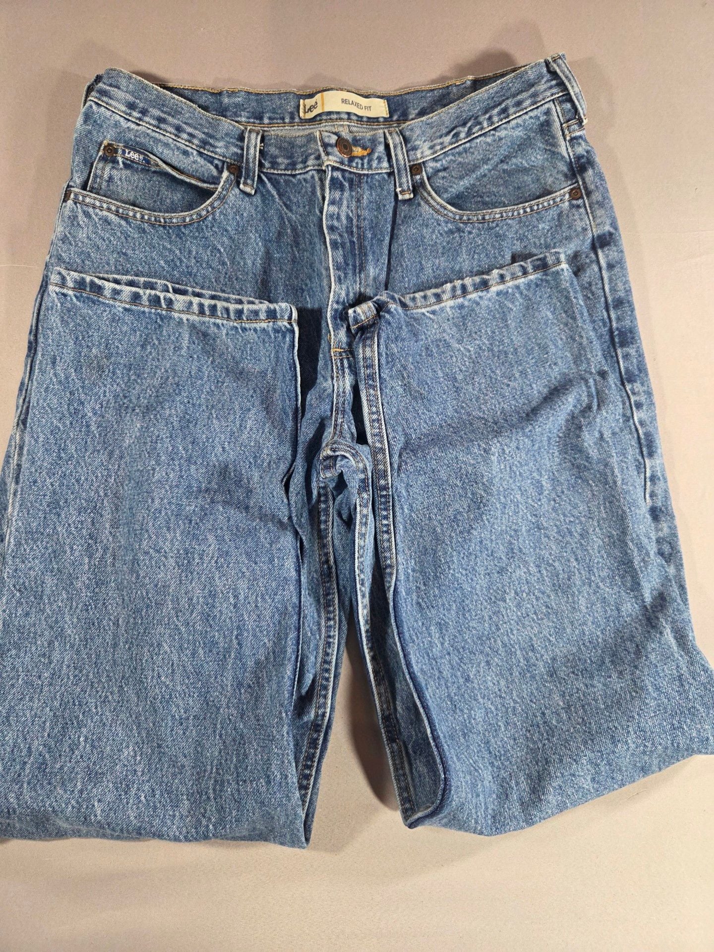 Lee Relaxed Fit Jeans Blue Denim 3