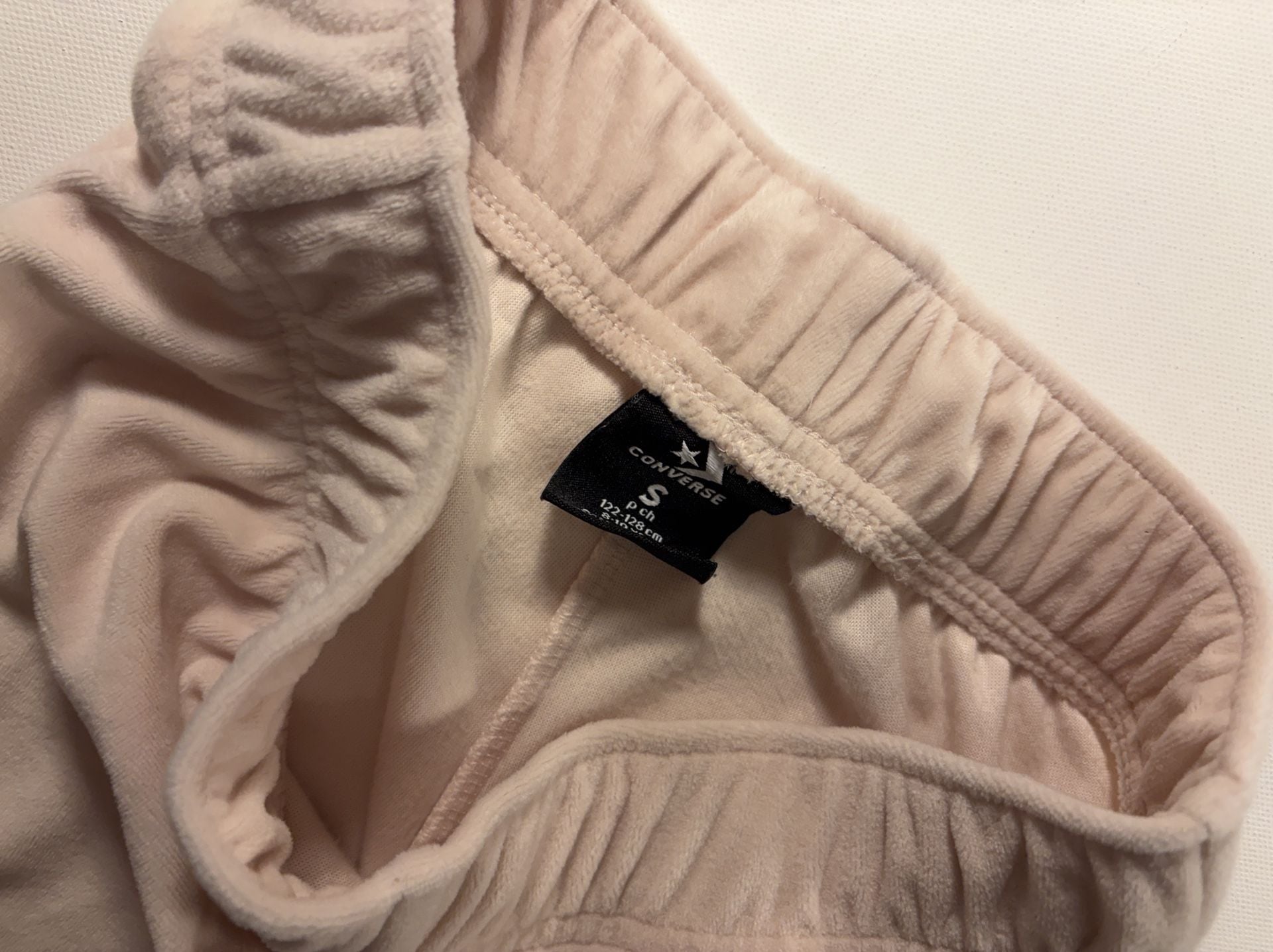 Converse Sweatpants Size S Pink Velour Joggers 4