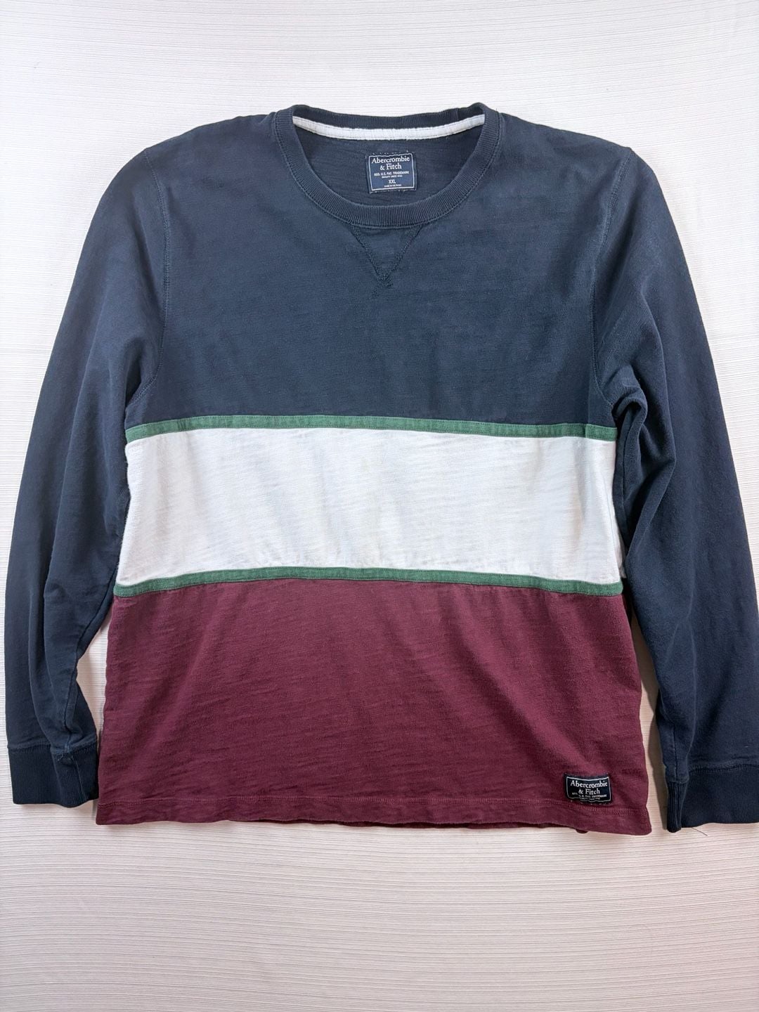 Abercrombie & Fitch Colorblock Long Sleeve Shirt Size XXL 2