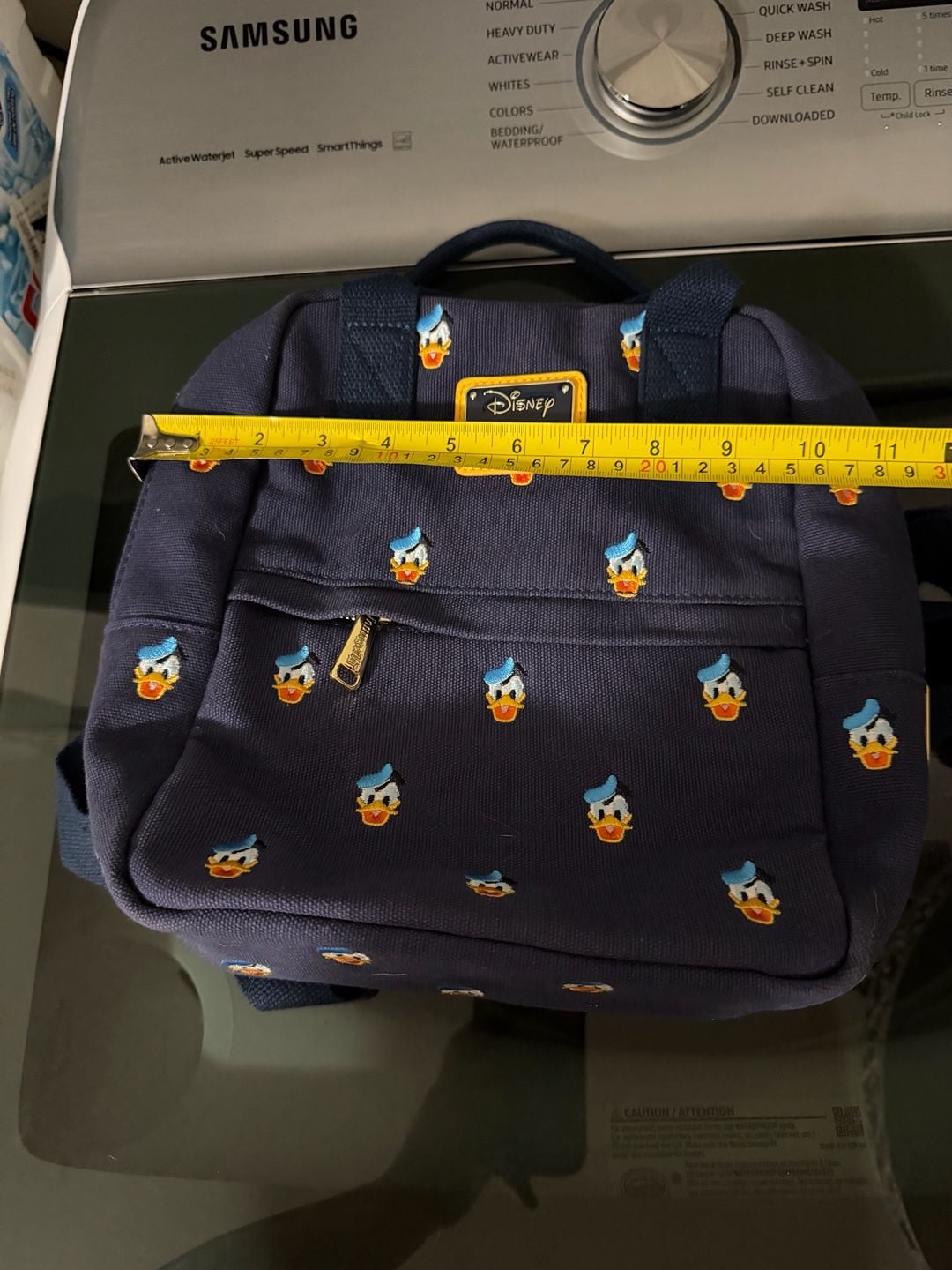Loungefly Disney Donald Duck Blue Canvas Backpack 2
