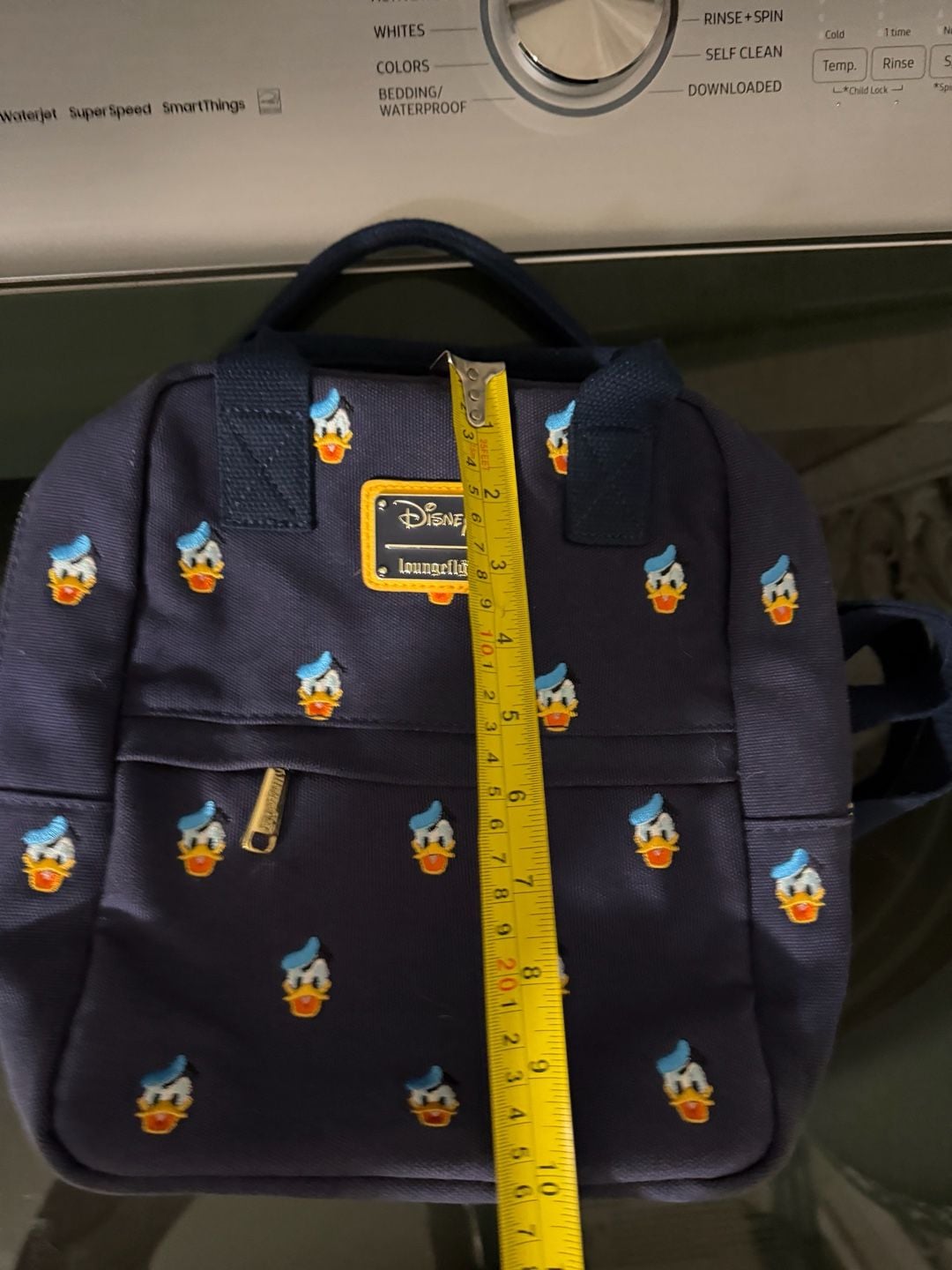 Loungefly Disney Donald Duck Blue Canvas Backpack 3