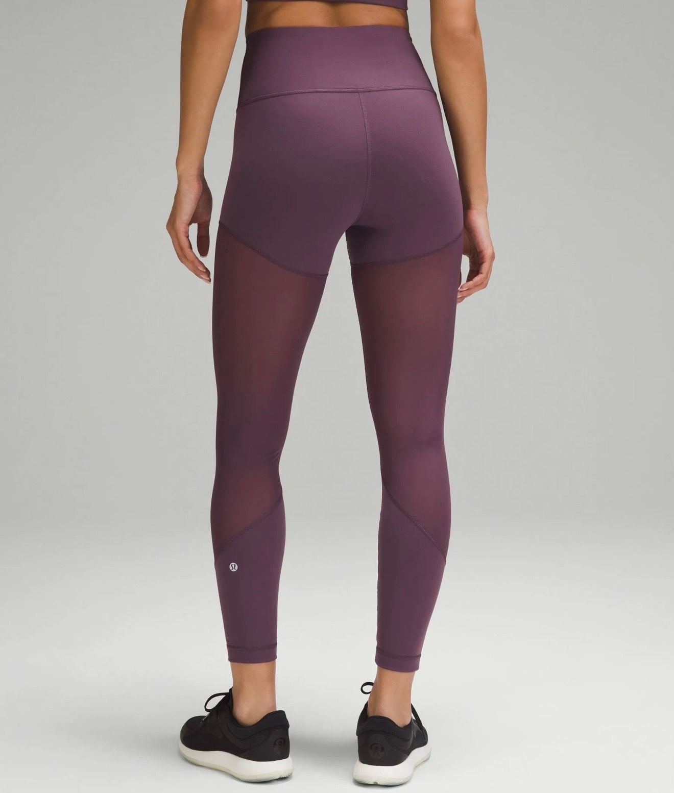 Lululemon Wunder Train Mesh High-Rise Tight 25" Grape Thistle 3