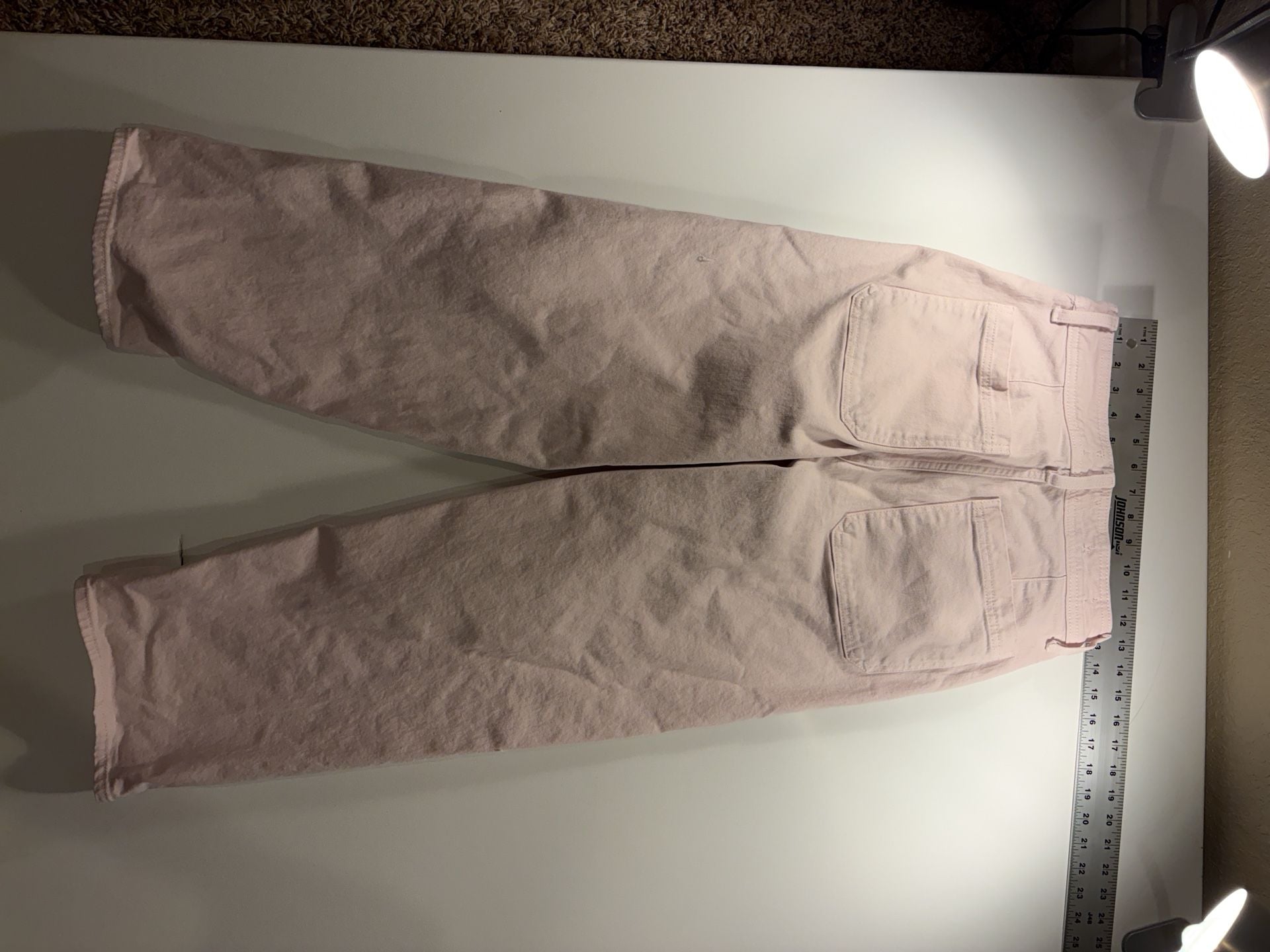 Universal Thread Sailor Straight Leg Size 6R Pink Denim Jeans 3