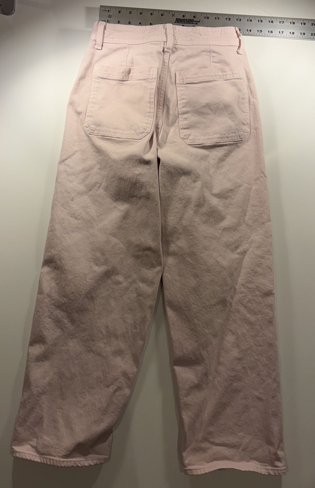 Universal Thread Sailor Straight Leg Size 6R Pink Denim Jeans 4