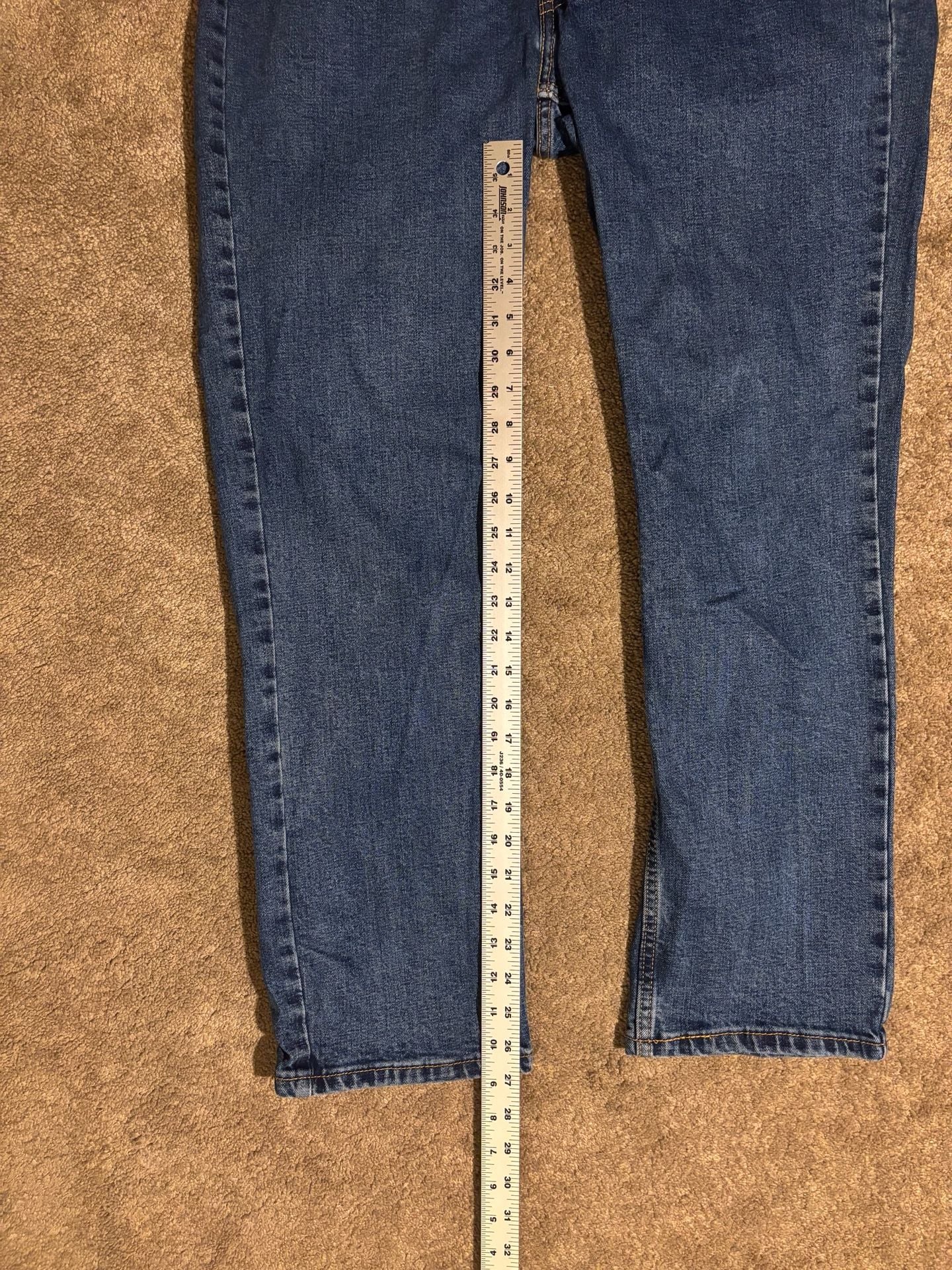 Levi's 514 Straight Fit Blue Jeans Medium Wash Denim Pants Men's Size 36x30 8