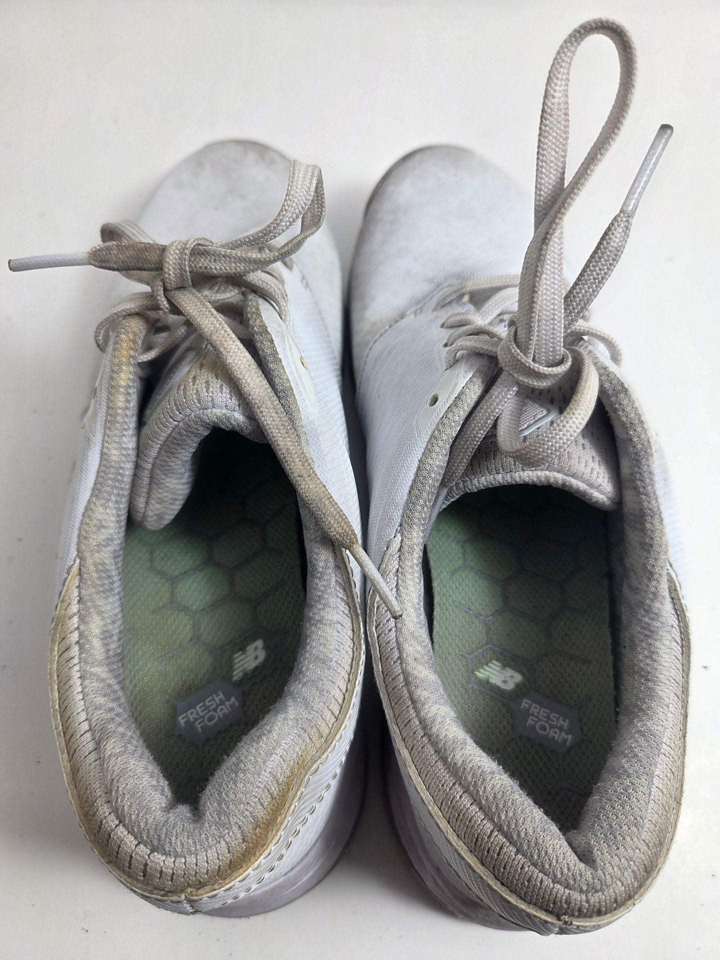 New Balance Fresh Foam NBGW4002WM Size 8.5 White Golf Shoes 8