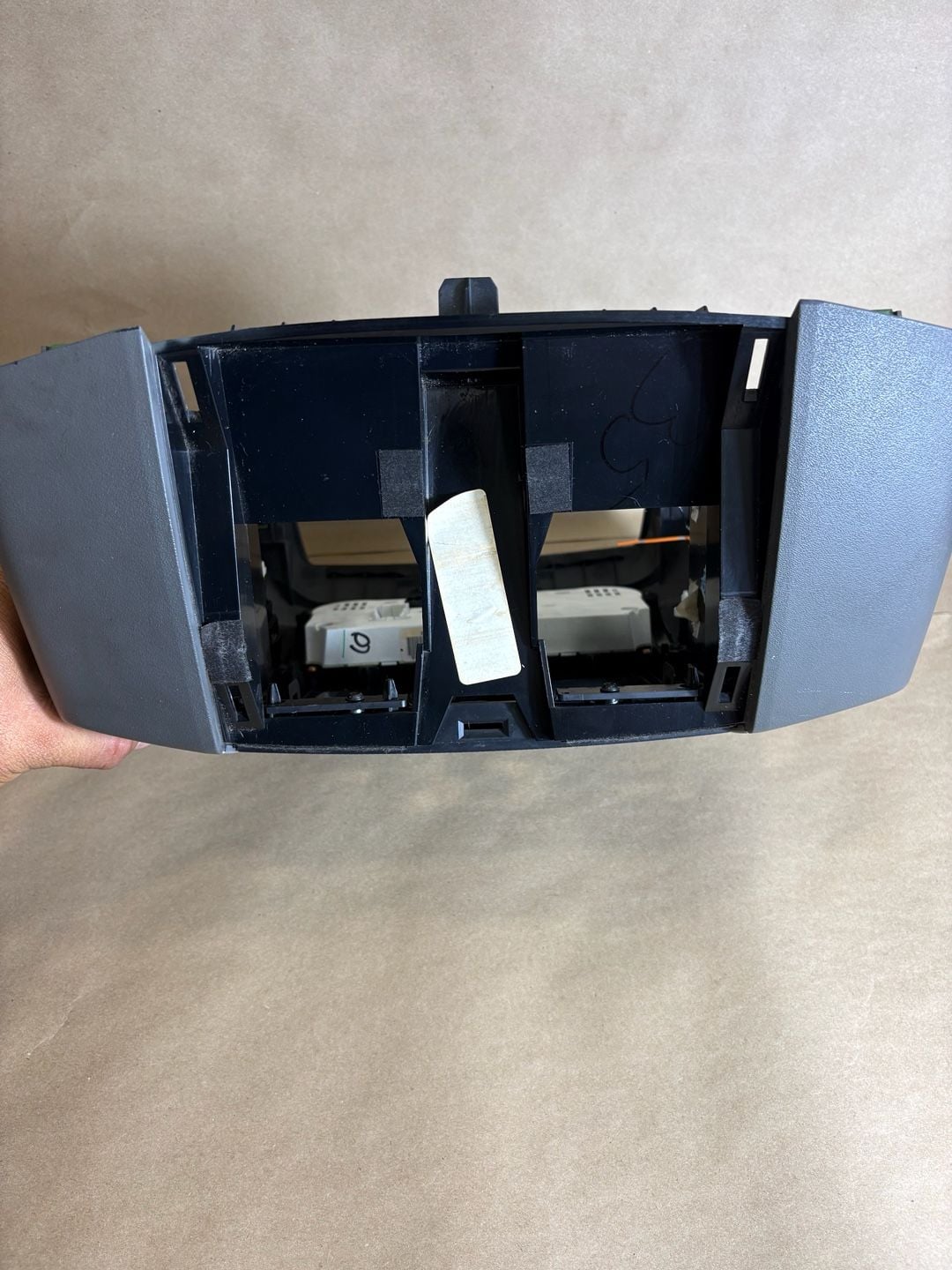 2009-2012 Nissan Frontier Xterra Center Dash Bezel HVAC Control Panel OEM 3