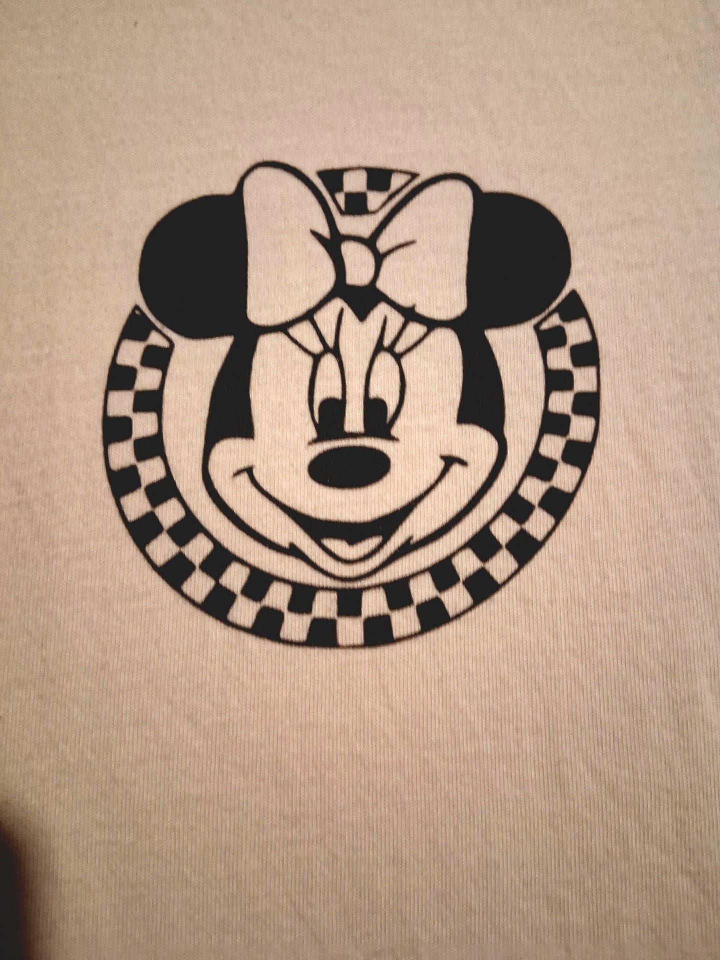 Bella Canvas Disney Minnie Mouse T-Shirt Size XS Tan Graphic Tee 2