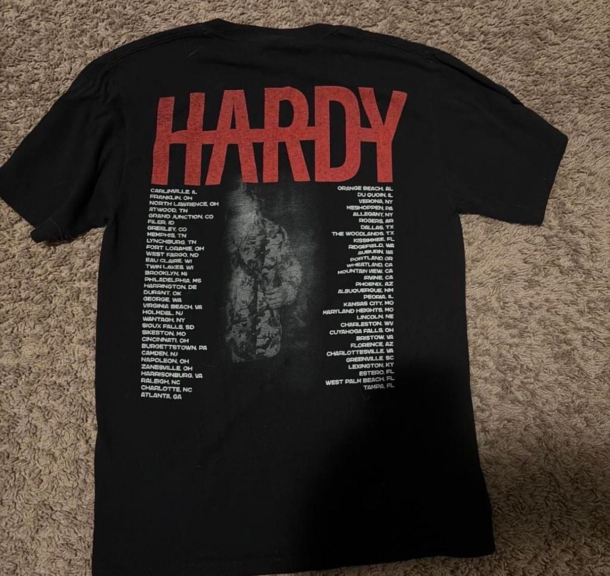 Port & Company Hardy Concert Tour T-Shirt Size S Black Country Music 3