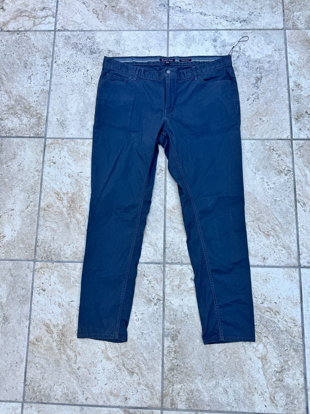 Michael Kors Parker Slim Fit Pants Size 38/32 Blue 2
