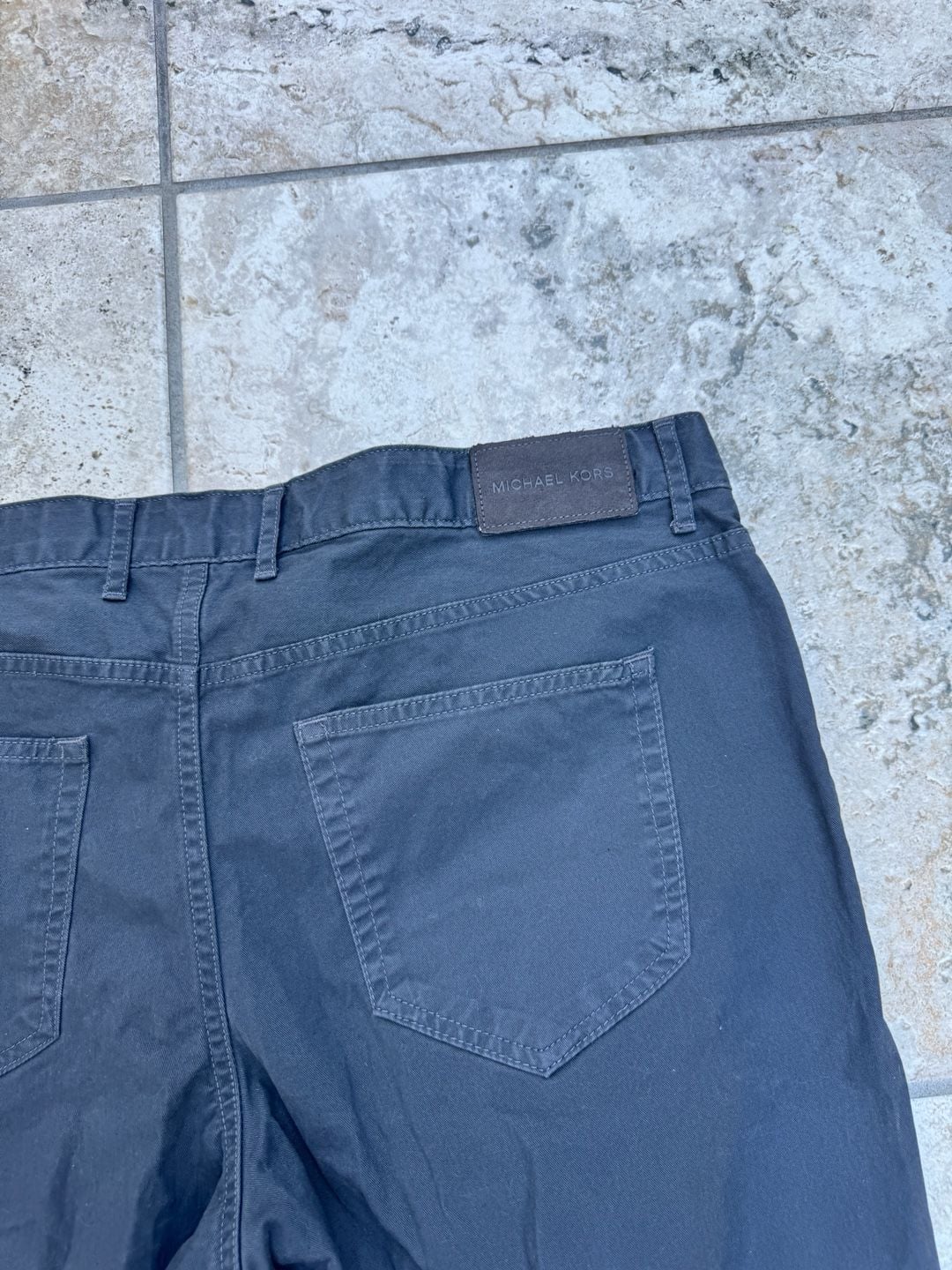 Michael Kors Parker Slim Fit Pants Size 38/32 Blue 5