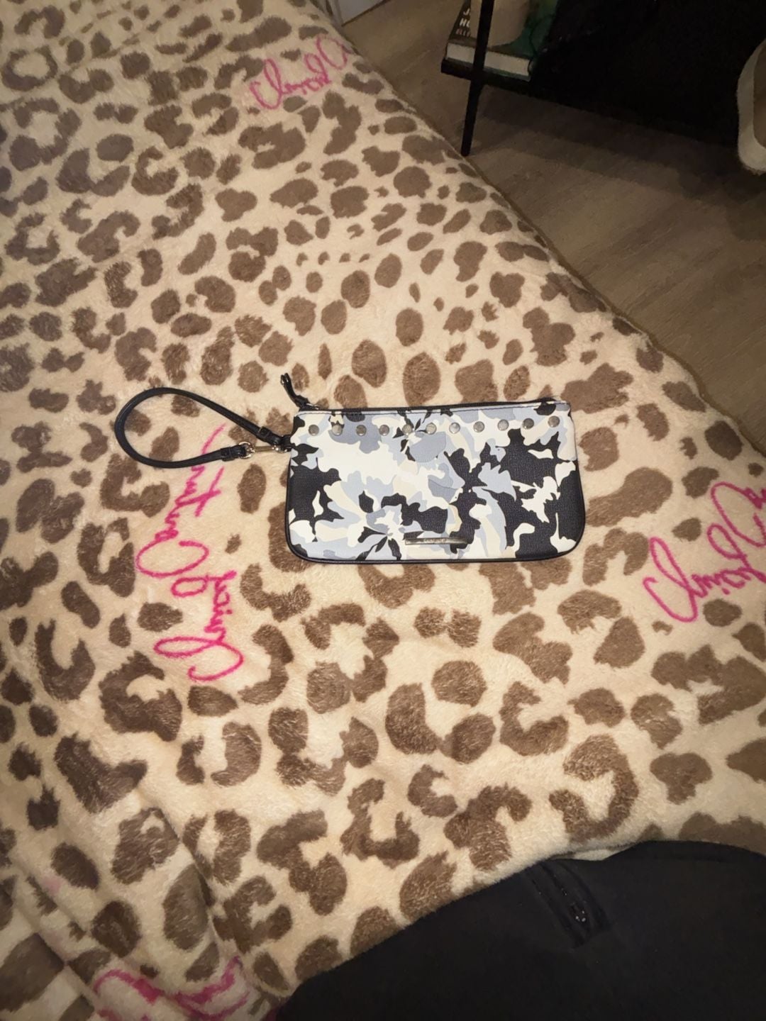 Nine West Floral Camo Wristlet Wallet 2