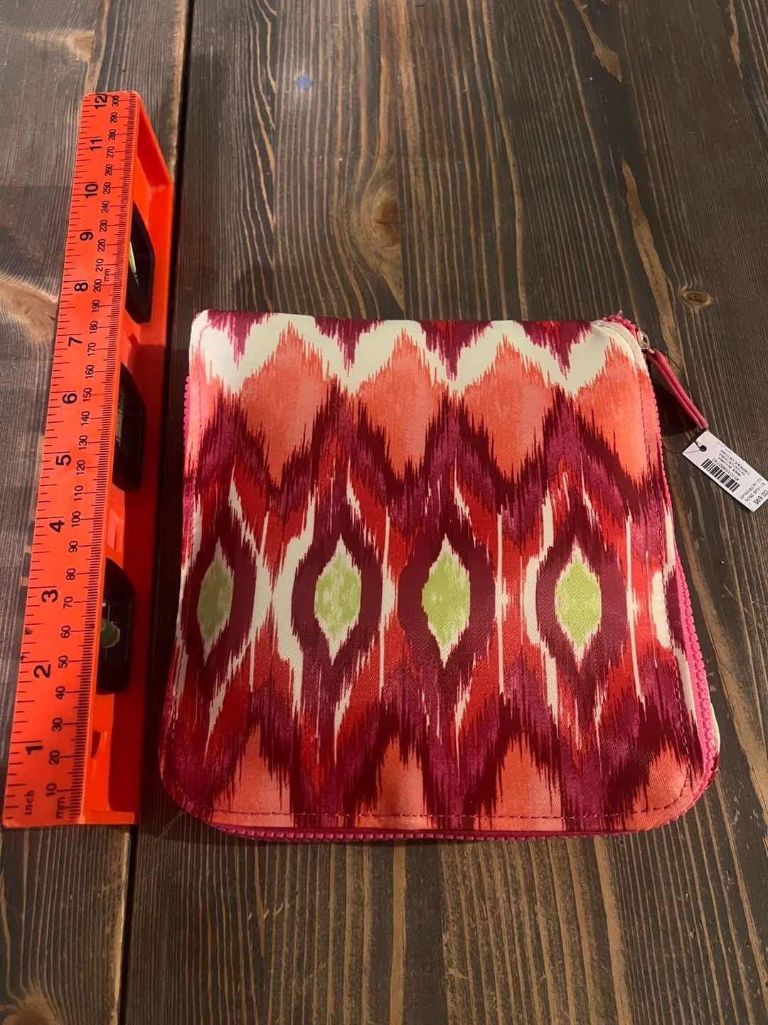 Chico's GWP Packable Print Tote Pink Ikat 4