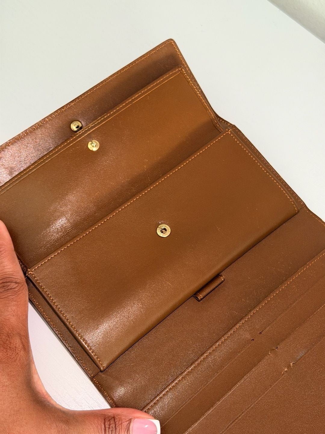 Louis Vuitton Monogram Vernis International Wallet Bronze Patent Leather 3