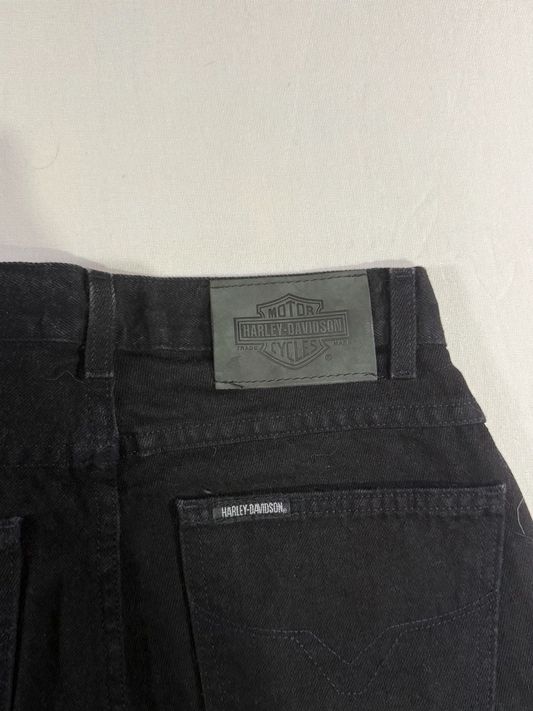 Harley-Davidson Classic Jeans Size 6P Black Cotton 6