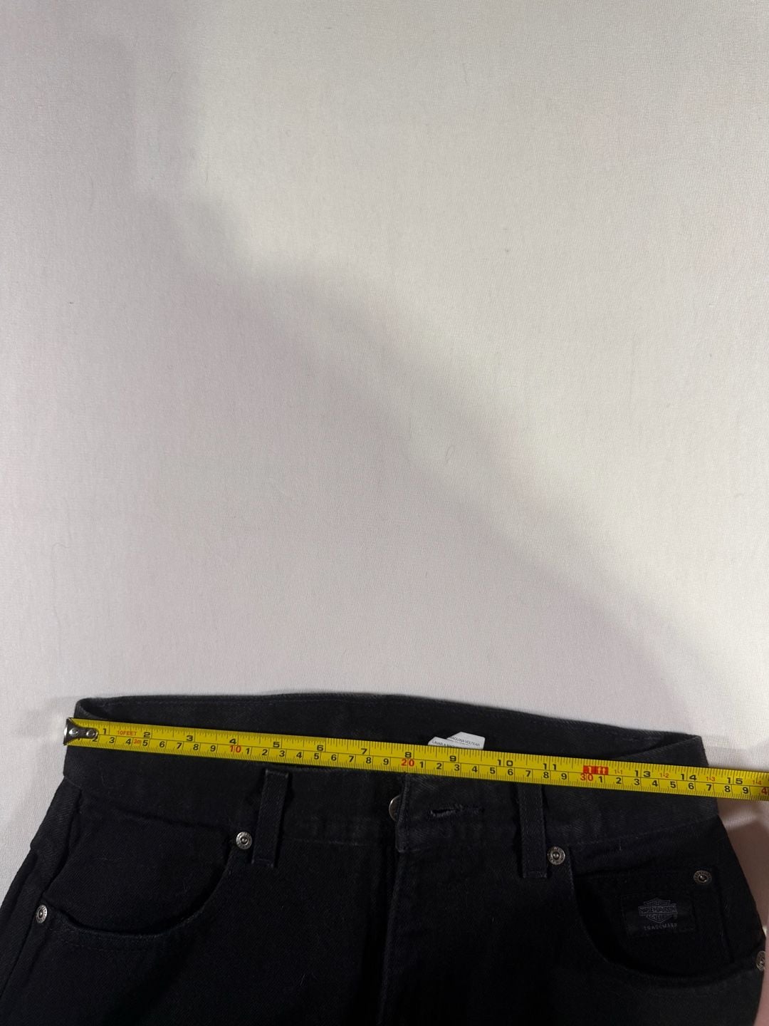Harley-Davidson Classic Jeans Size 6P Black Cotton 7