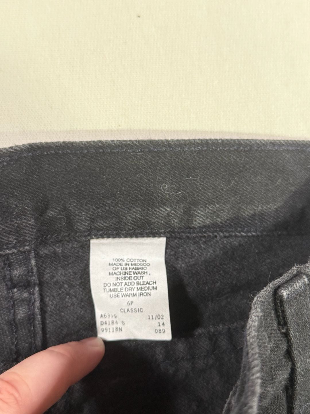 Harley-Davidson Classic Jeans Size 6P Black Cotton 4