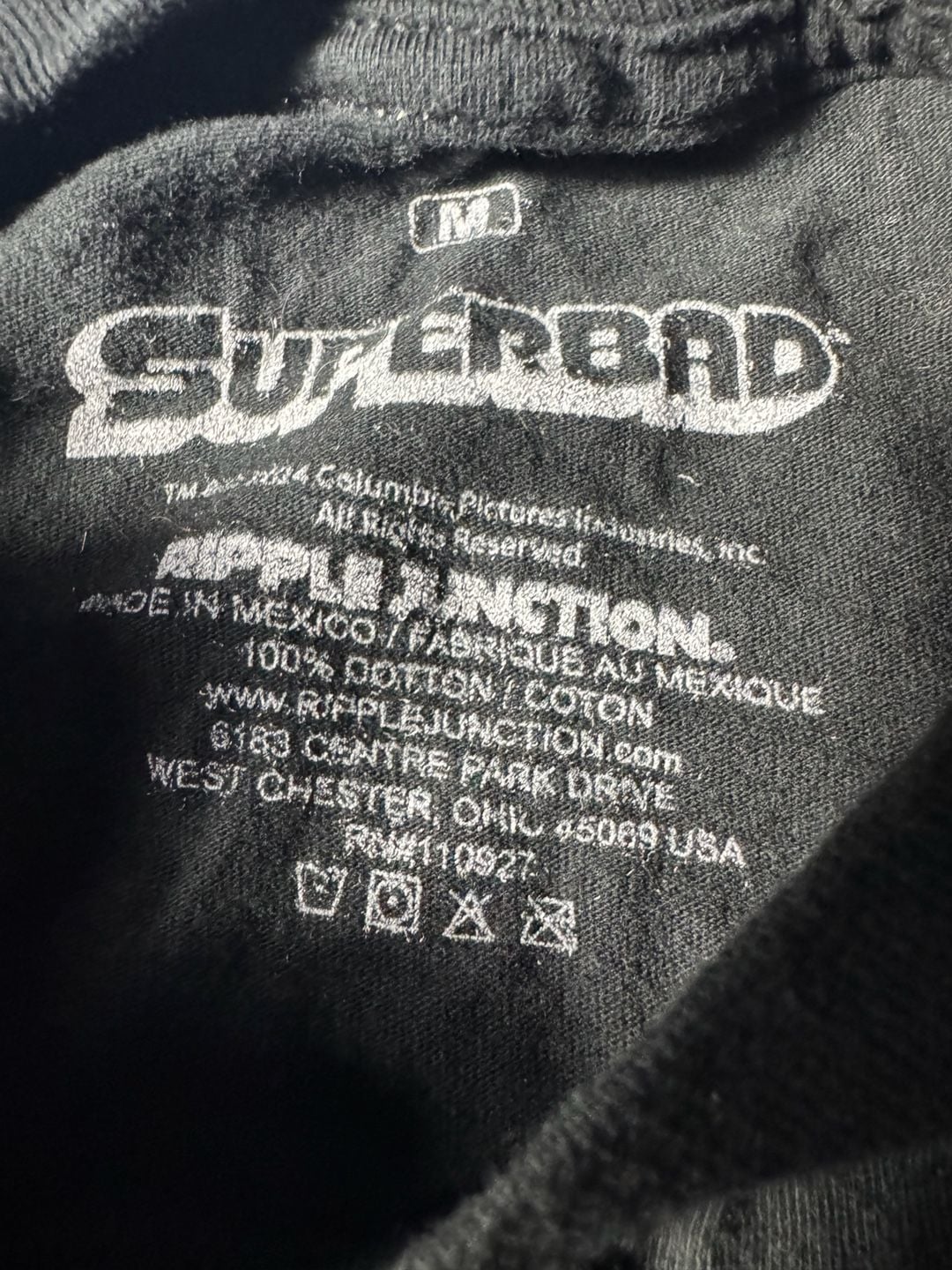 Ripple Junction Superbad McLovin Hawaii ID T-Shirt Size M Black 3