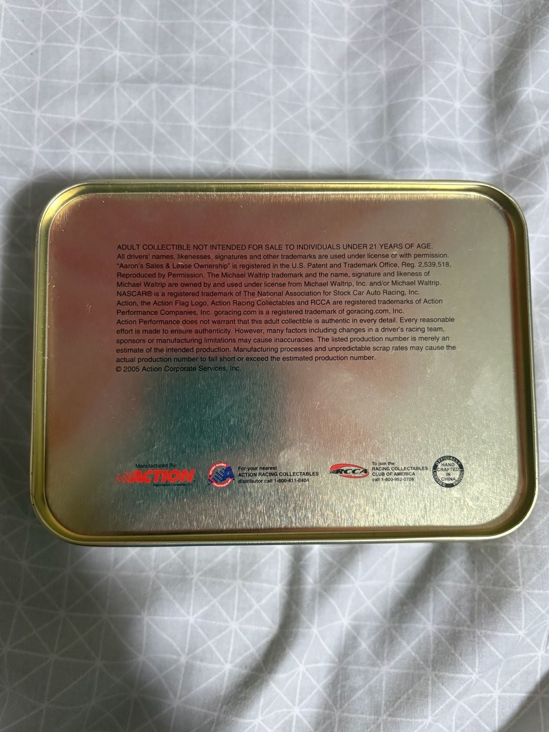 Action Racing Aaron's 50th Anniversary 1:64 Two-Car Set Tin 4