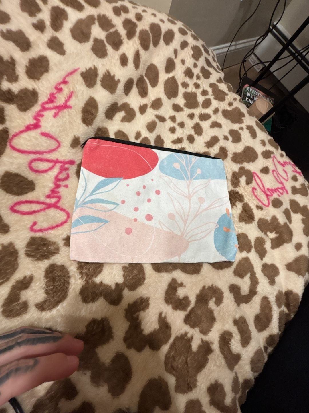 You Are Awesome Zipper Pouch Makeup Bag 3