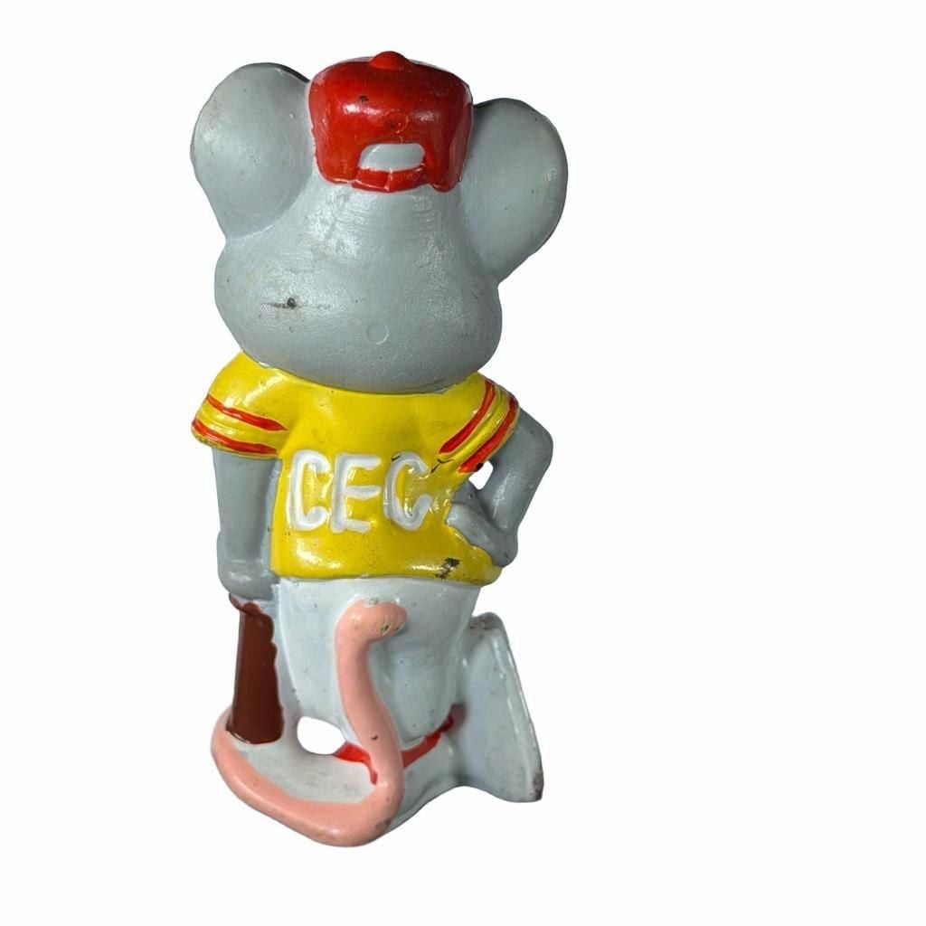 Vintage 1986 Chuck E Cheese Baseball Player ShowBiz Pizza Time cec pvc Figure 2