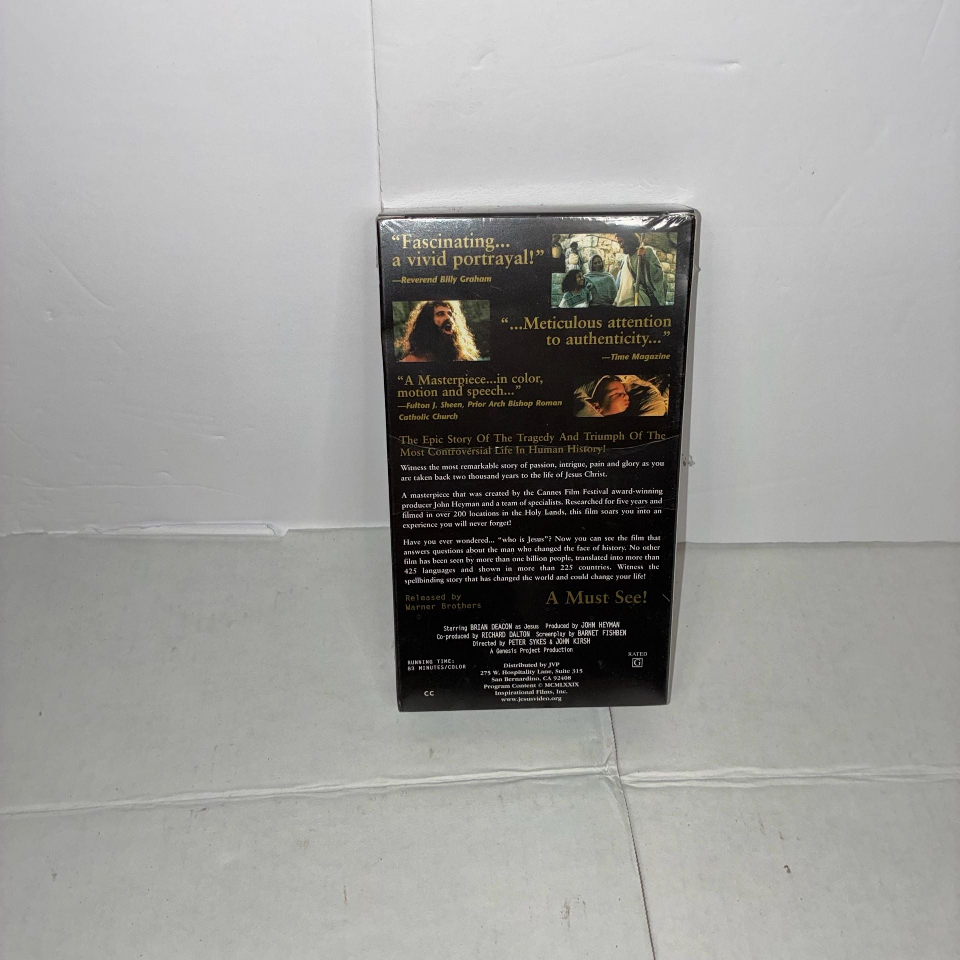 Warner Brothers Jesus VHS Tape Sealed Brian Deacon 1979 2