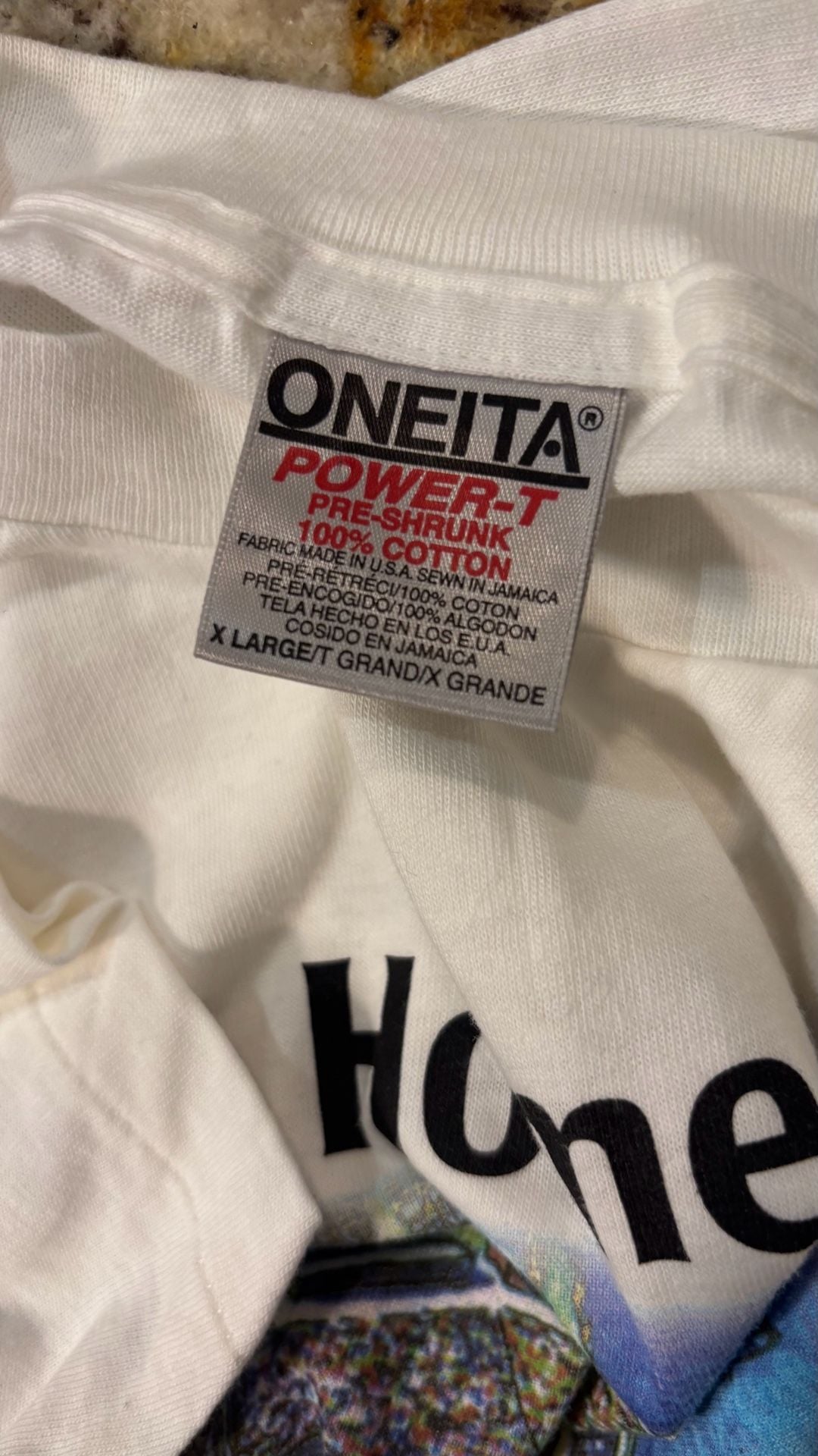 Vintage Oneita Pacific Bell Park Opening Day 2000 T-Shirt Size X-Large White 9