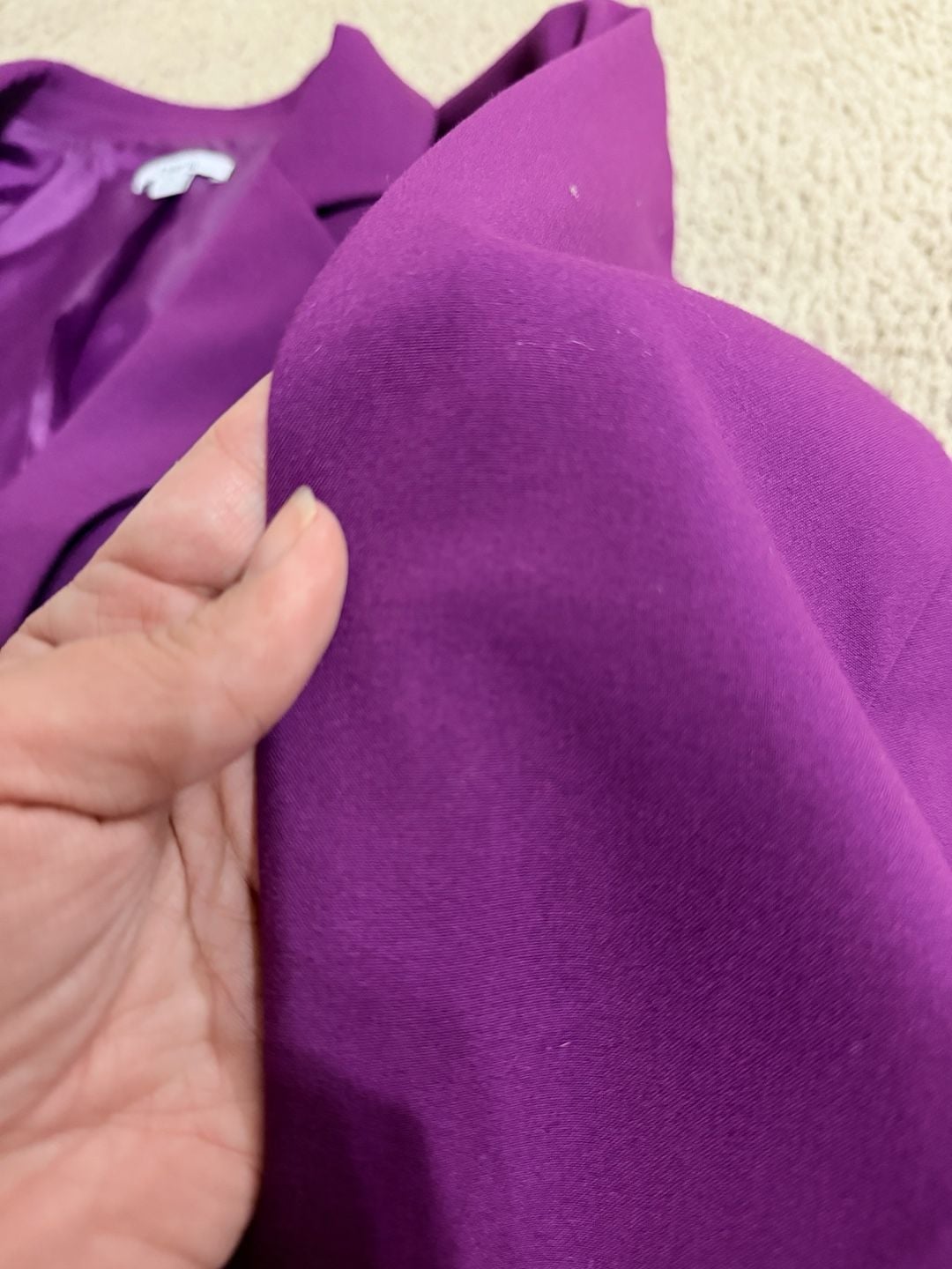 Bar III Double Breasted Blazer Size 2X Purple 3