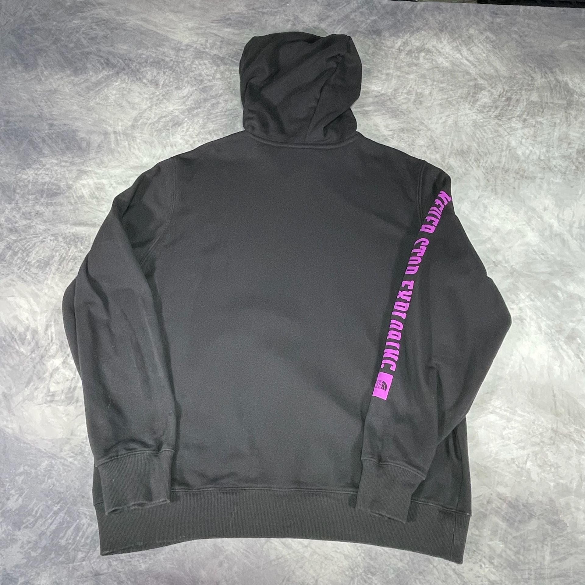 The North Face Brand Proud Hoodie Size L Black Yellow 8