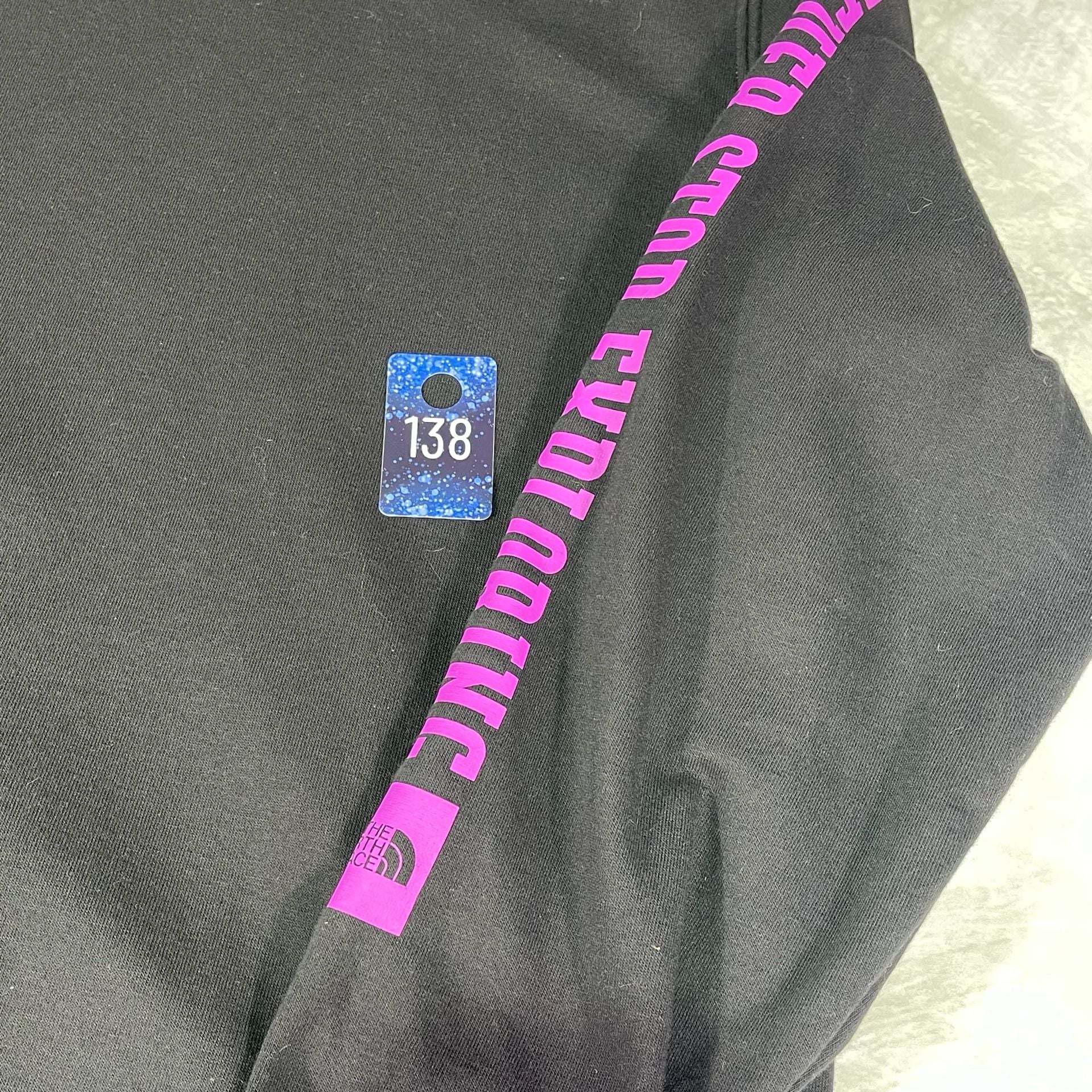 The North Face Brand Proud Hoodie Size L Black Yellow 9
