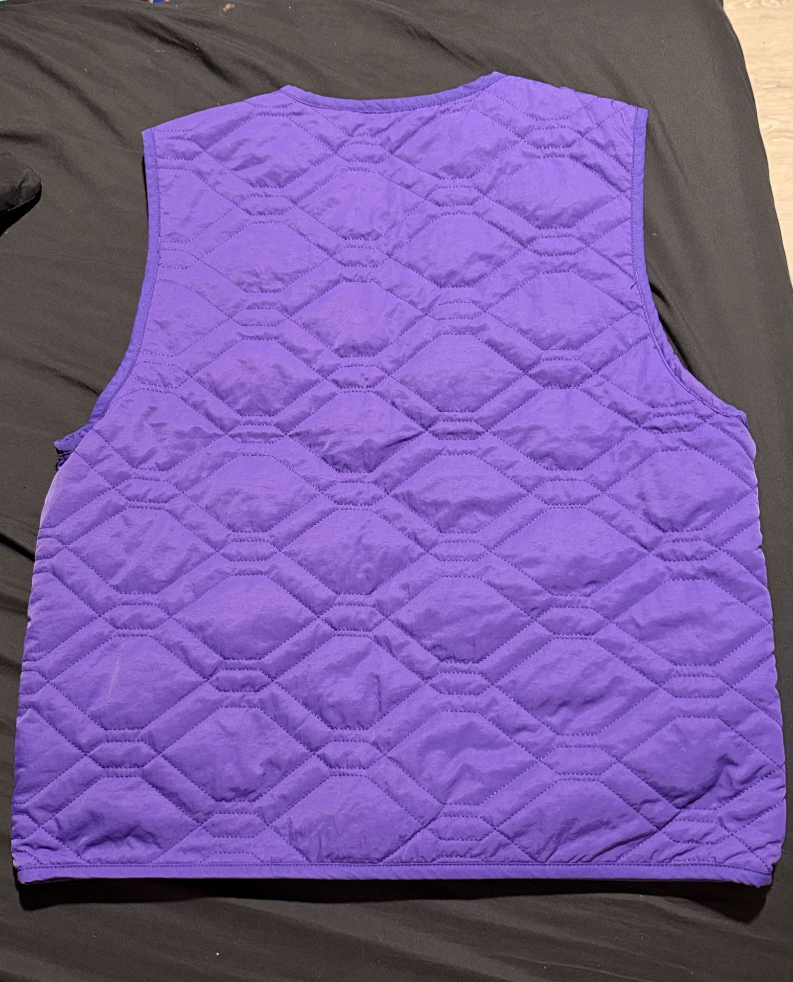 The Hundreds Link Quilted Vest Size S Purple 5