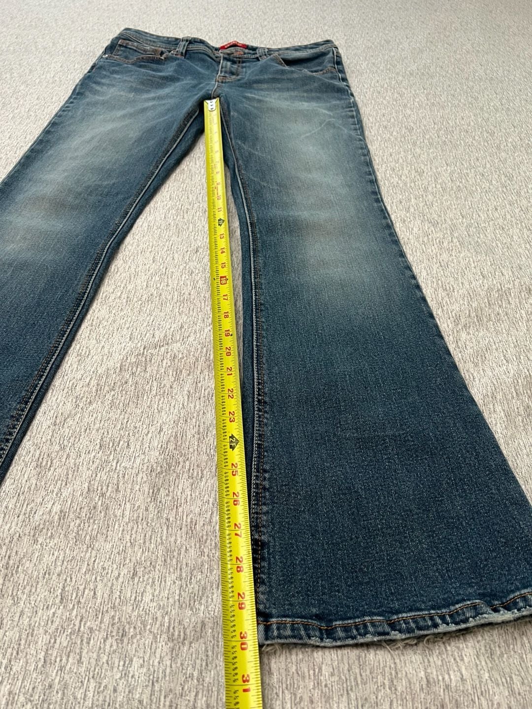 Unionbay Women’s Flare Jeans Size 11 32 Inseam Blue Denim Y2K 3