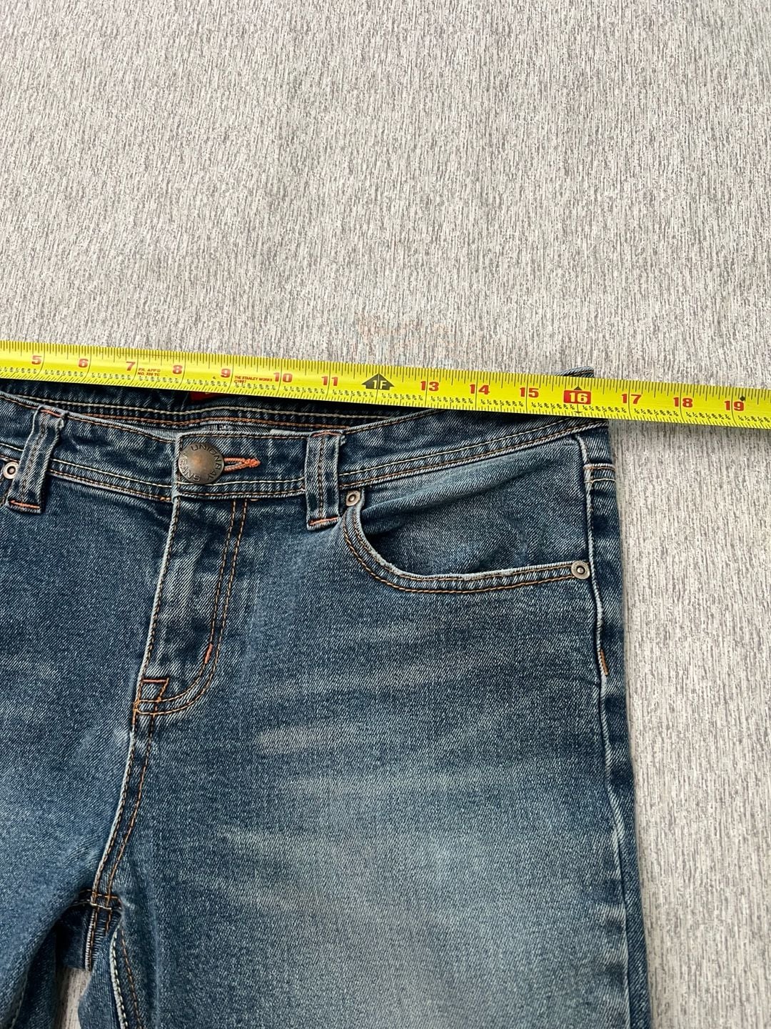 Unionbay Women’s Flare Jeans Size 11 32 Inseam Blue Denim Y2K 4