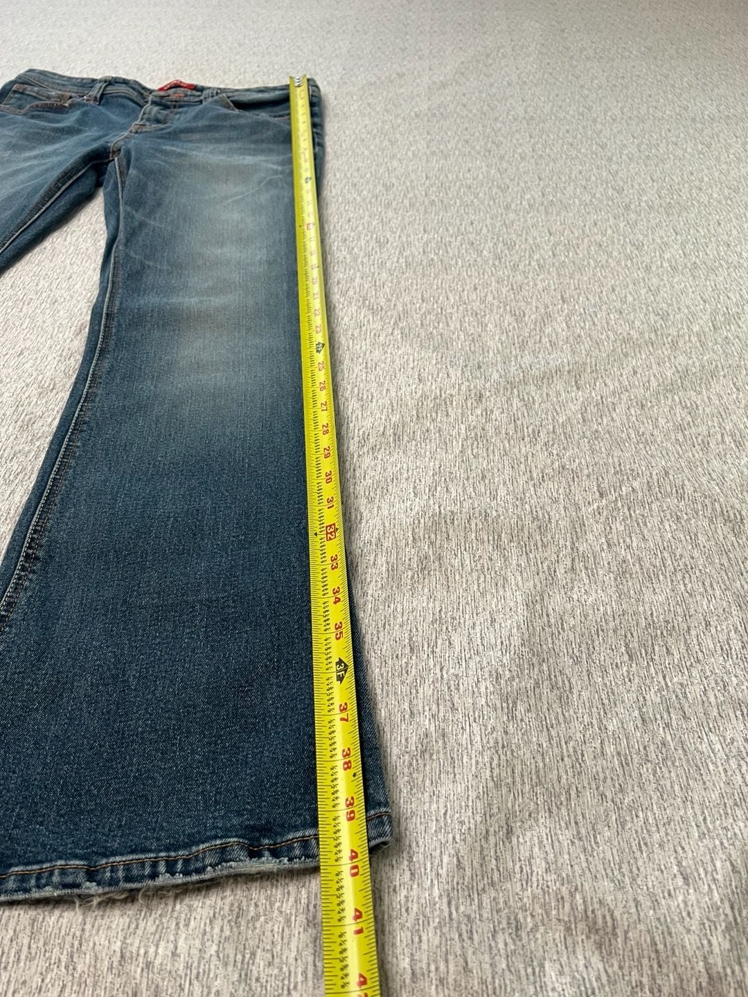 Unionbay Women’s Flare Jeans Size 11 32 Inseam Blue Denim Y2K 7