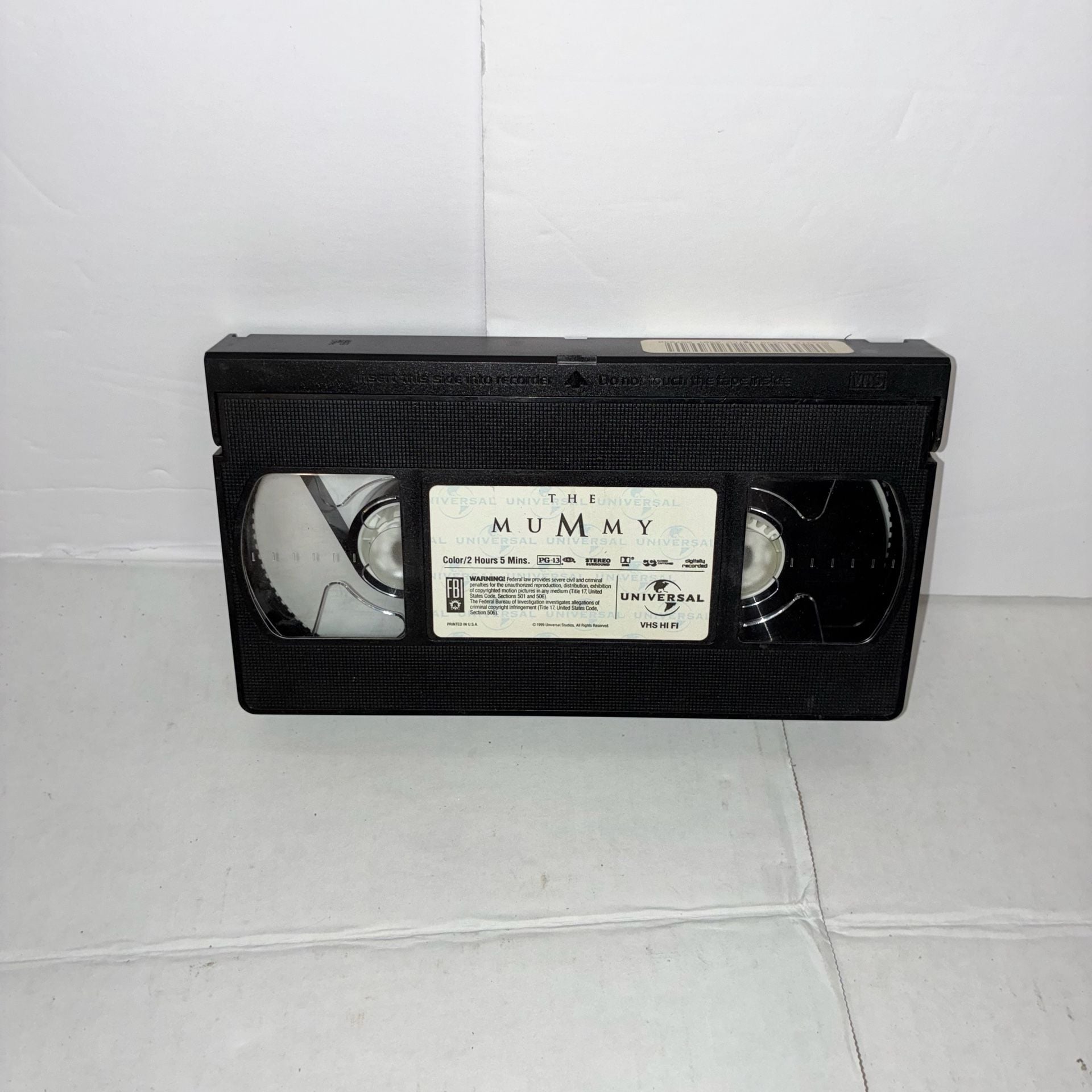 Universal The Mummy VHS Tape 1999 Movie Brendan Fraser 1