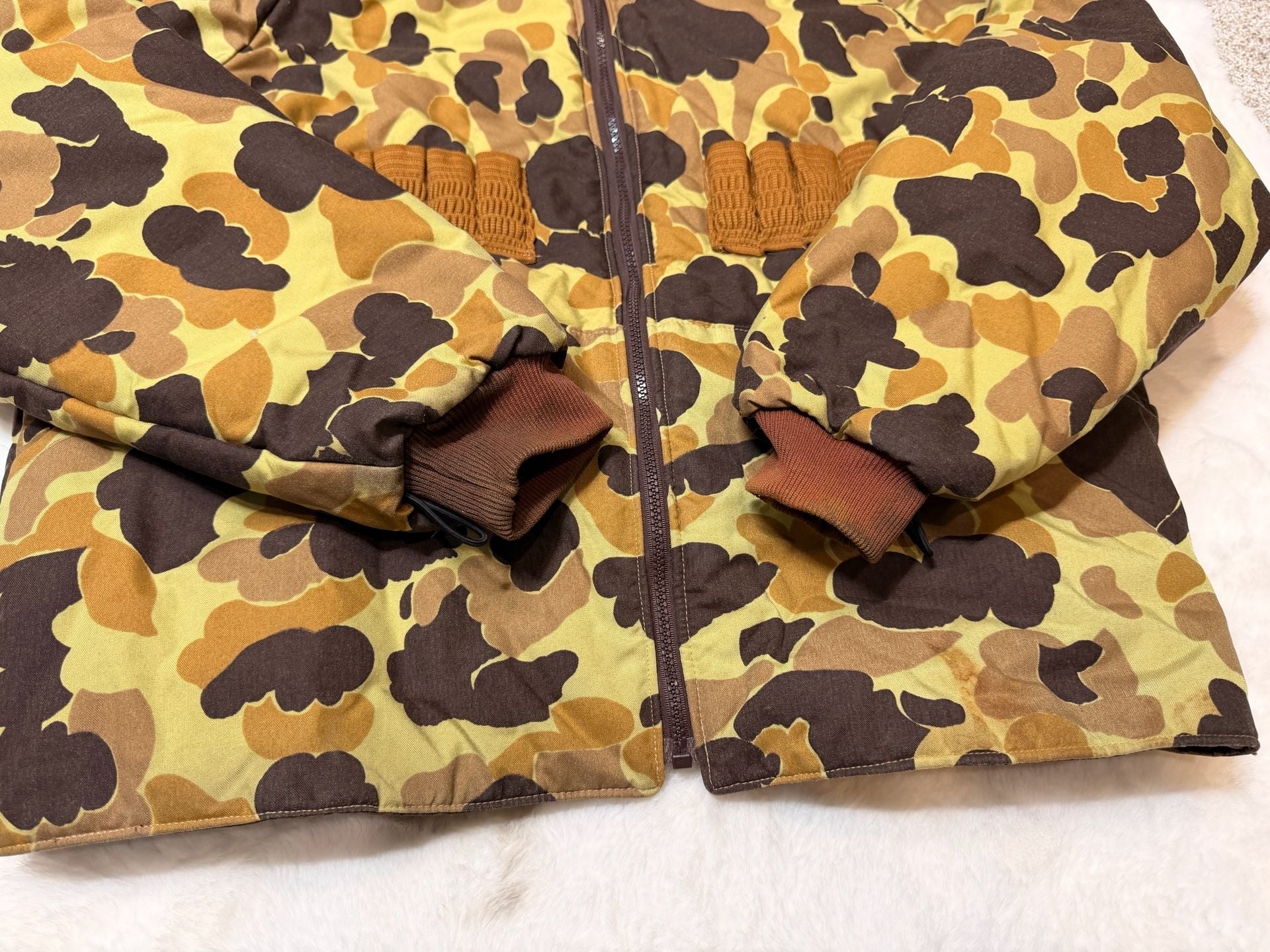 Vintage 80's LL Bean Duck Camo Hunting Jacket / Coat Size Large Made in USA - , 4