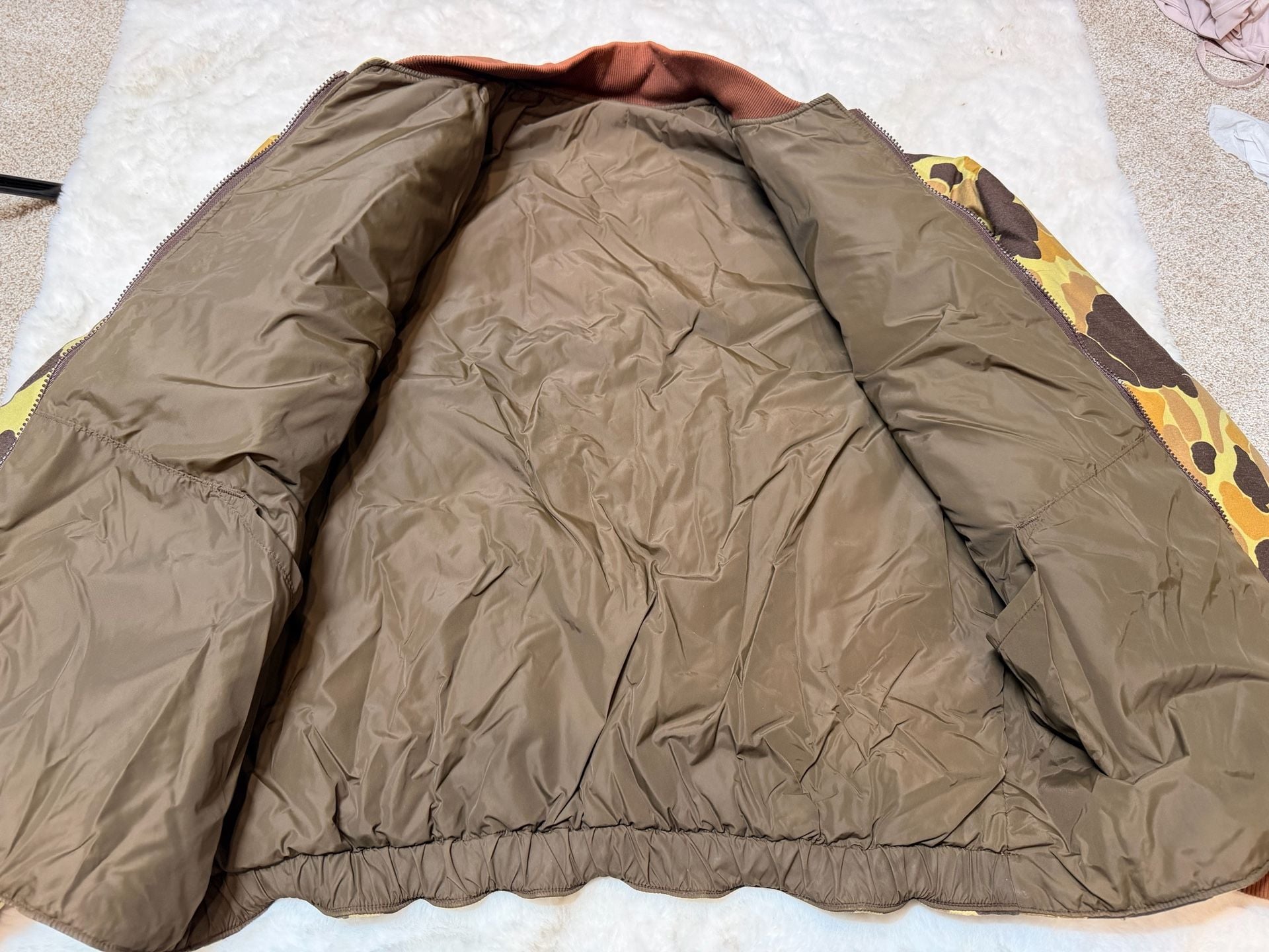 Vintage 80's LL Bean Duck Camo Hunting Jacket / Coat Size Large Made in USA - , 7