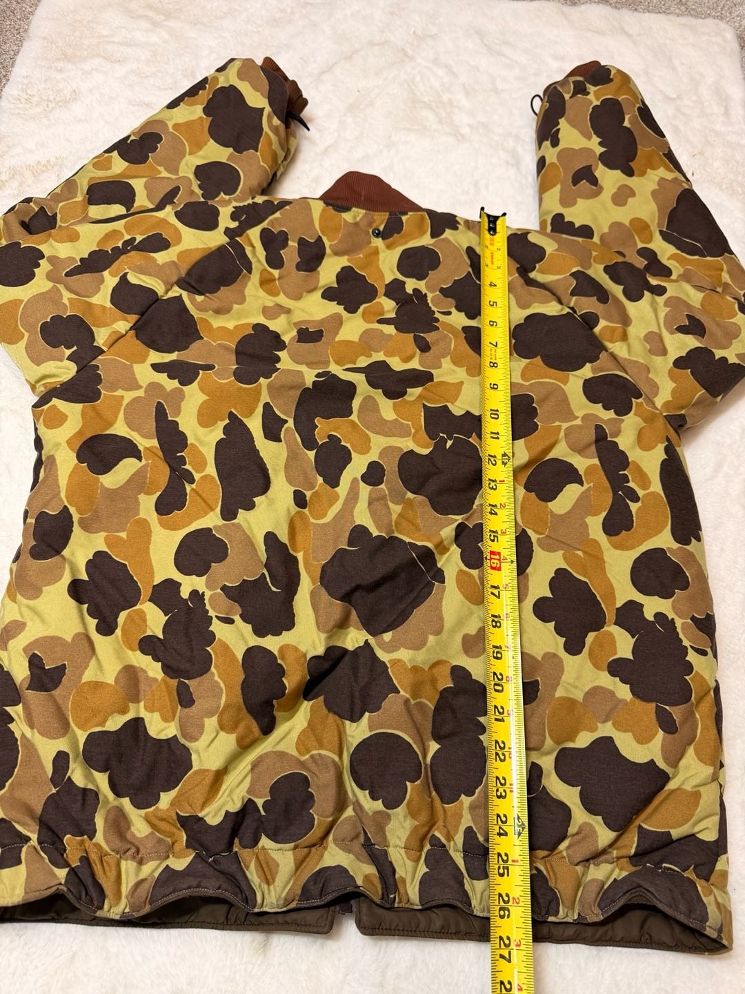 Vintage 80's LL Bean Duck Camo Hunting Jacket / Coat Size Large Made in USA - , 12
