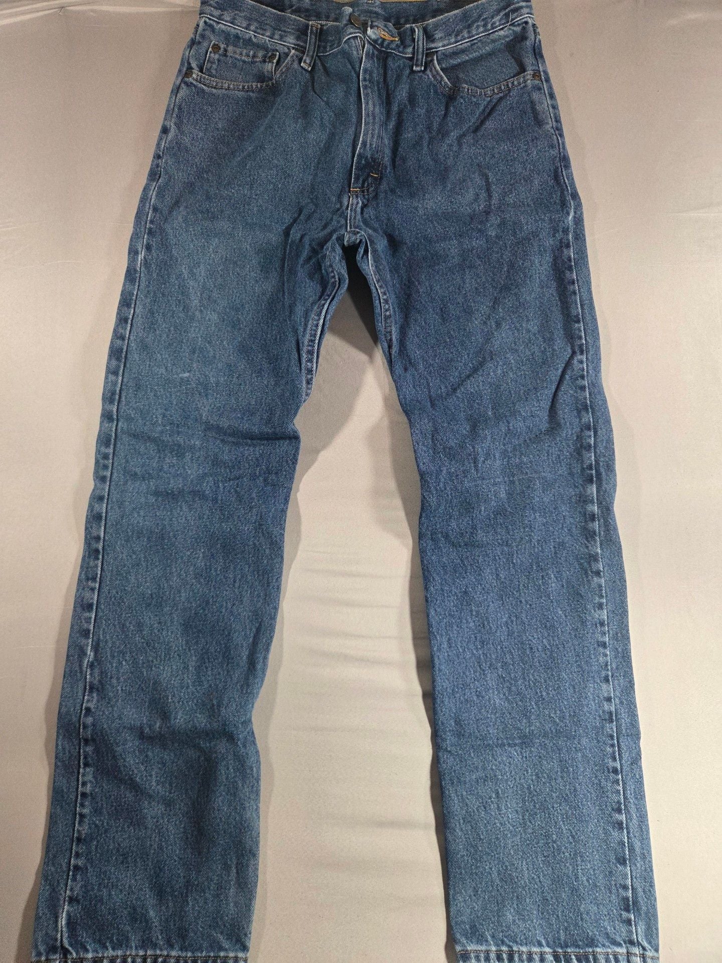 Wrangler Regular Fit Jeans 34x34 Blue Cotton Denim Straight Leg 2