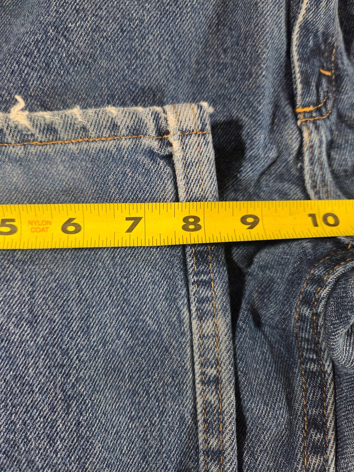 Wrangler Regular Fit Jeans 34x34 Blue Cotton Denim Straight Leg 10