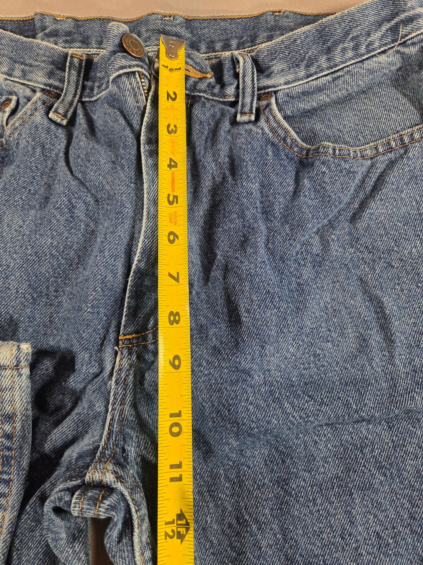 Wrangler Regular Fit Jeans 34x34 Blue Cotton Denim Straight Leg 11