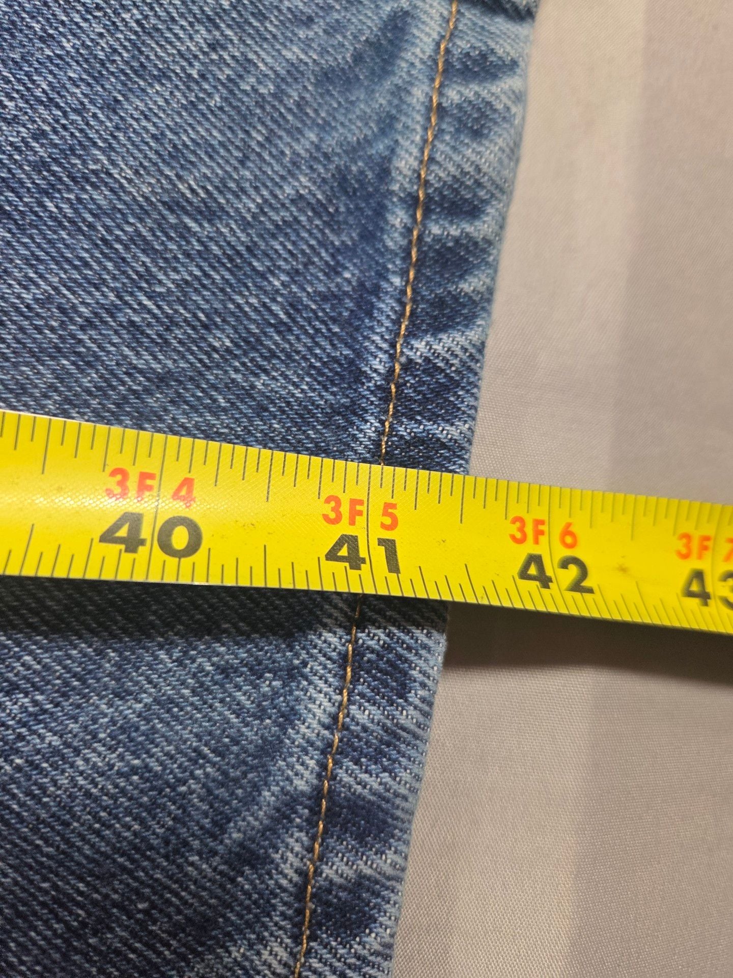 Wrangler Regular Fit Jeans 34x34 Blue Cotton Denim Straight Leg 13