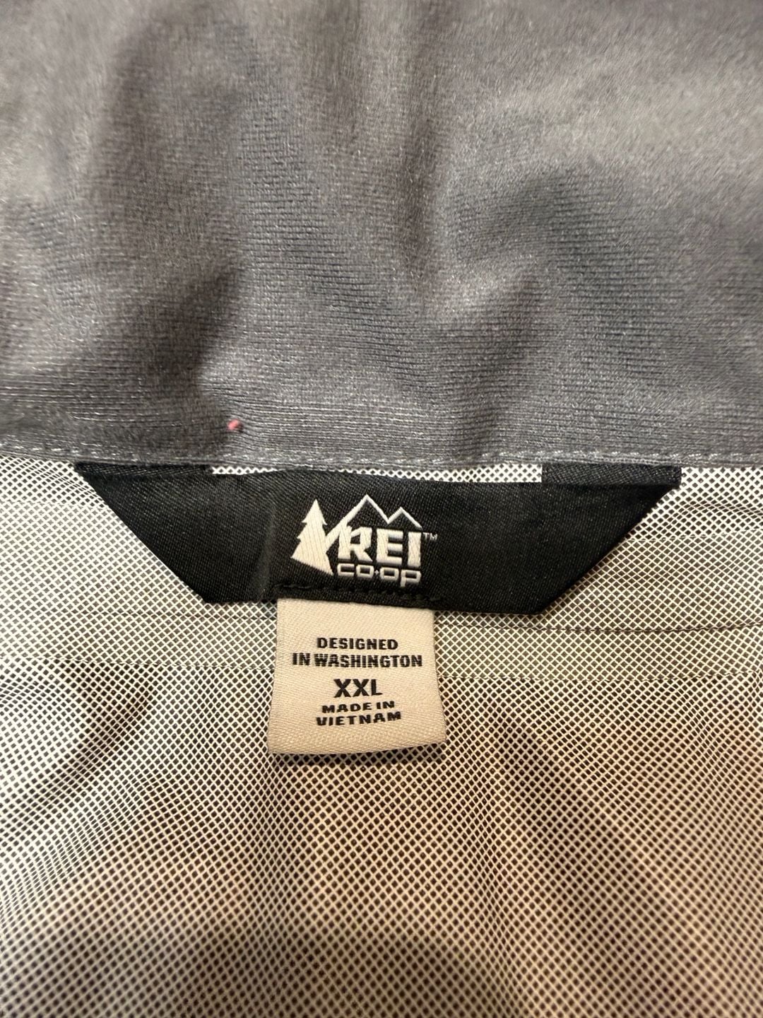 REI Co-op Peak 2.5L Rain Jacket Size XXL Blue Waterproof Hooded Shell 7