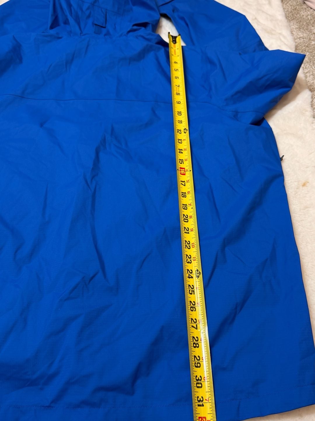 REI Co-op Peak 2.5L Rain Jacket Size XXL Blue Waterproof Hooded Shell 10