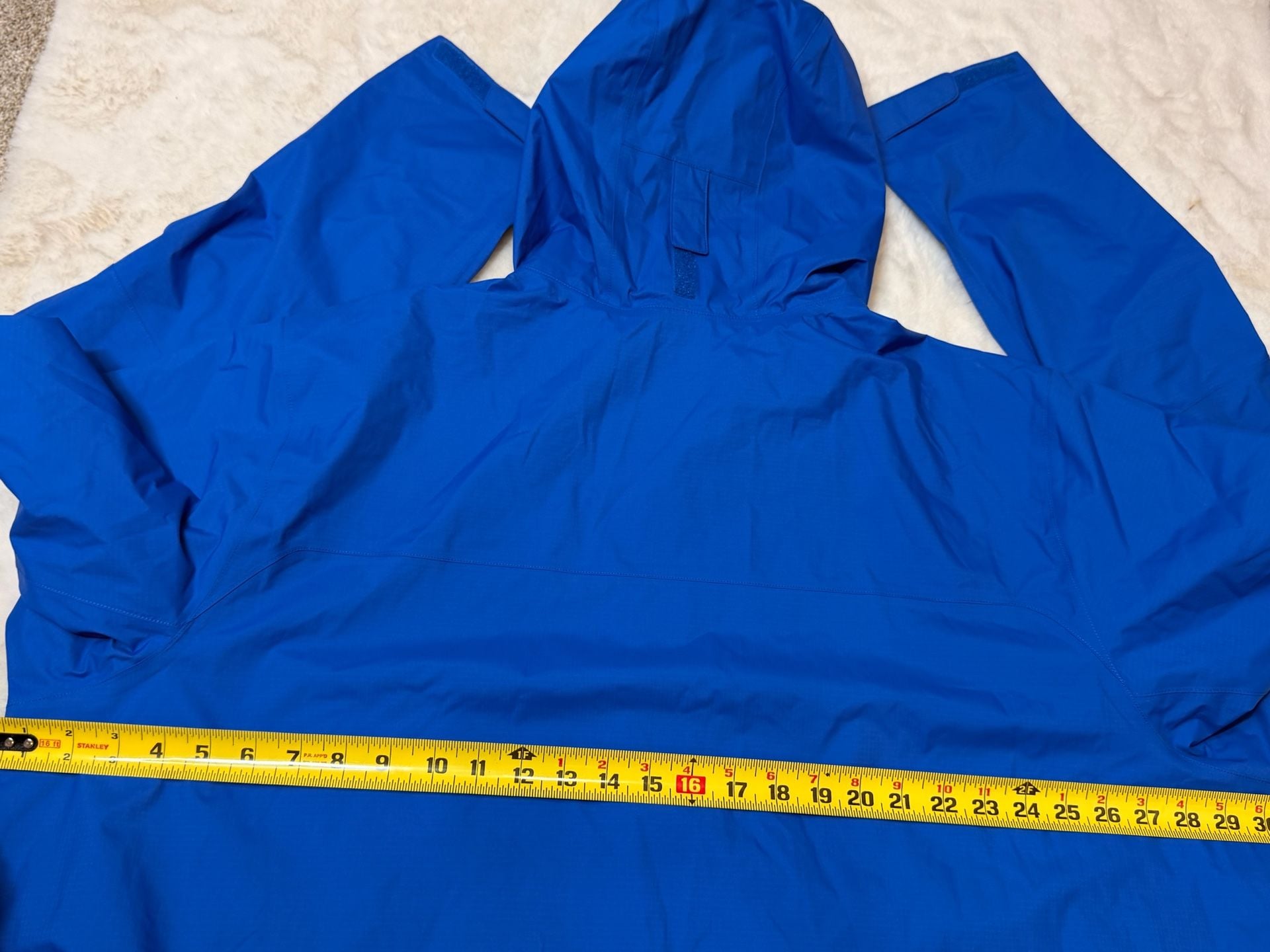 REI Co-op Peak 2.5L Rain Jacket Size XXL Blue Waterproof Hooded Shell 11