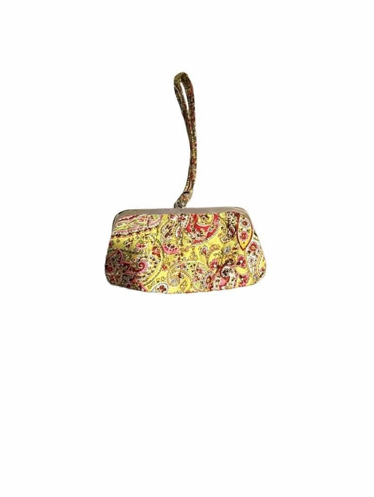 Vera Bradley Pistachio Paisley Kiss Lock Clutch Wristlet Wallet (Z-5) 2